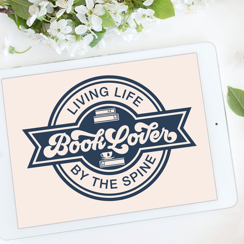 Book Lover Badge | SVG DXF EPS PNG Cut Files | Free for Personal Use