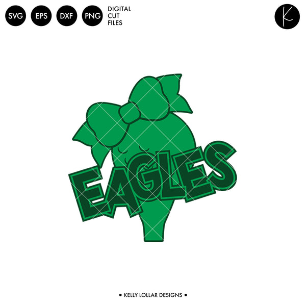 Eagles Golf Bundle SVG DXF EPS PNG Cut Files Kelly Lollar Designs