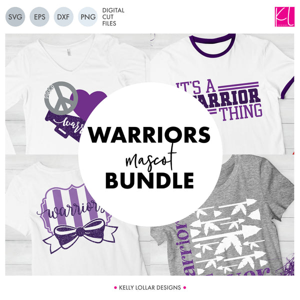 Spartans Mascot Bundle  SVG DXF EPS PNG Cut Files - Kelly Lollar