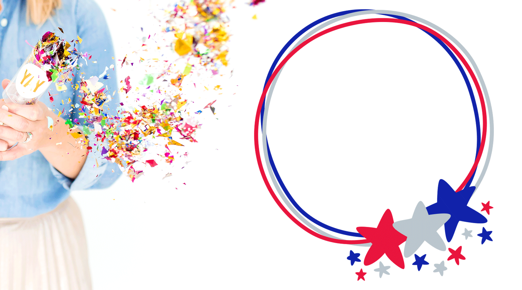 Doodle Star Frame for 4th of July SVG DXF EPS PNG Cut Files | Free for Personal Use