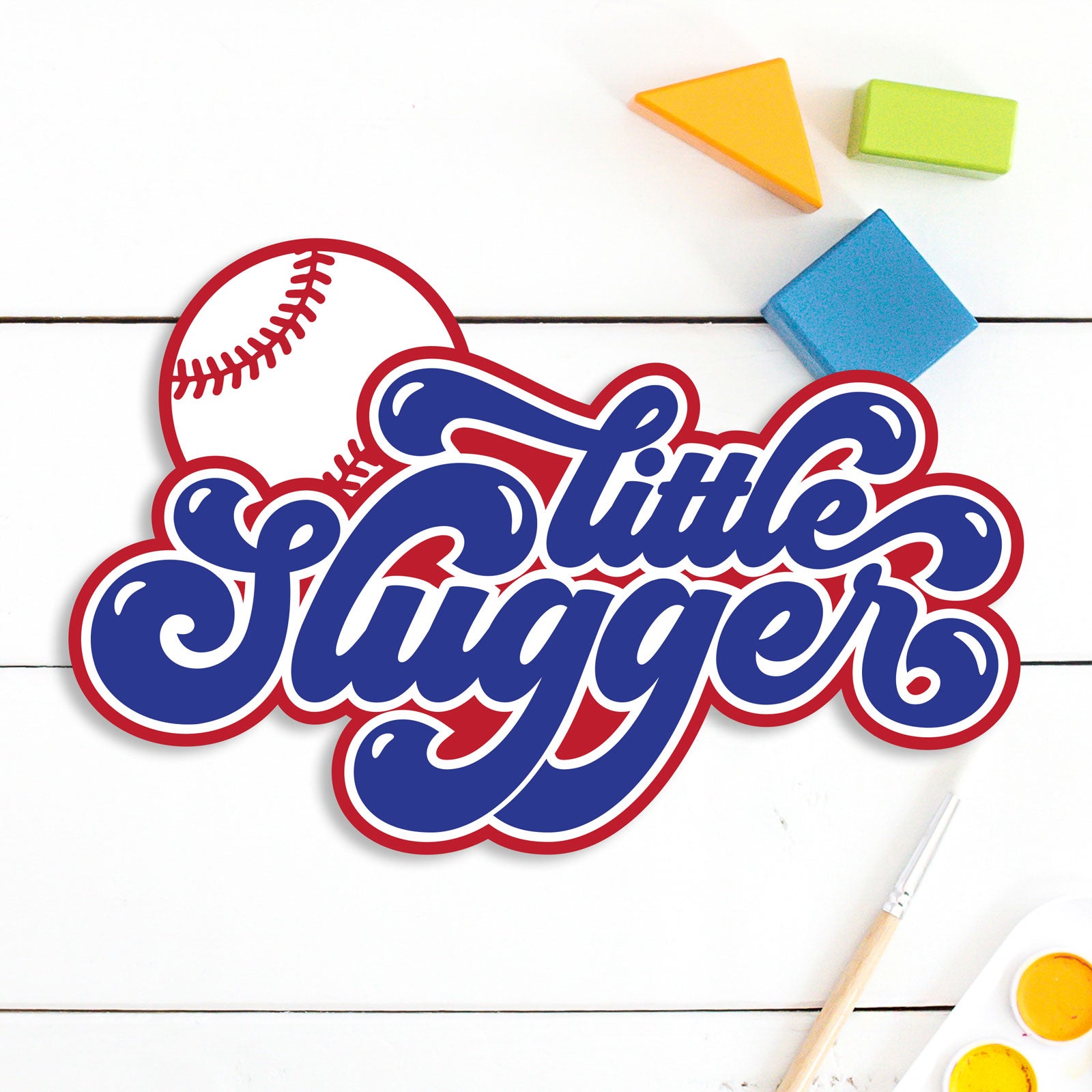 Little Slugger Baseball and Softball Cut Files | SVG DXF EPS PNG