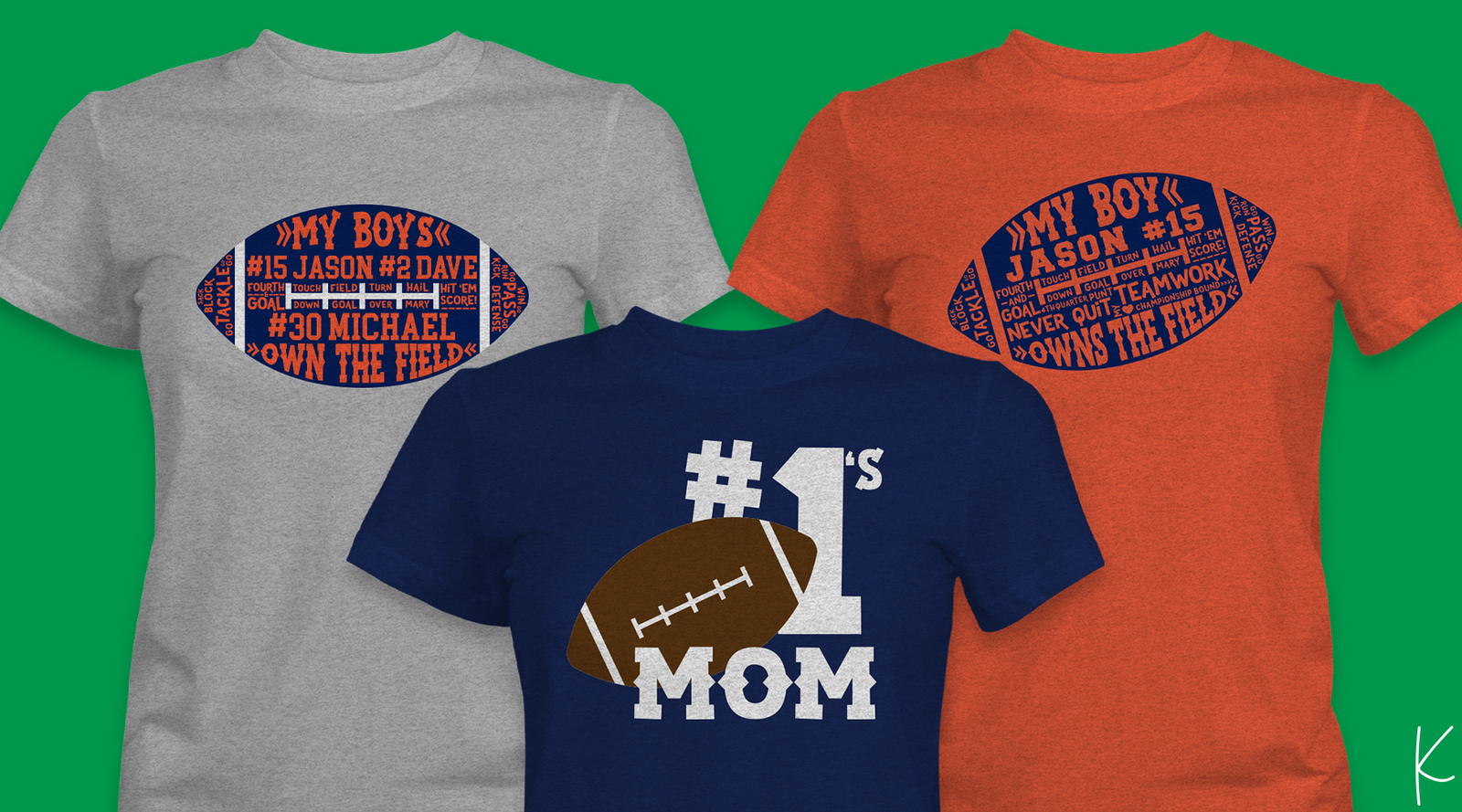 Freebie Friday | Parent & Grandparent Football Cut Files | SVG DXF EPS PNG