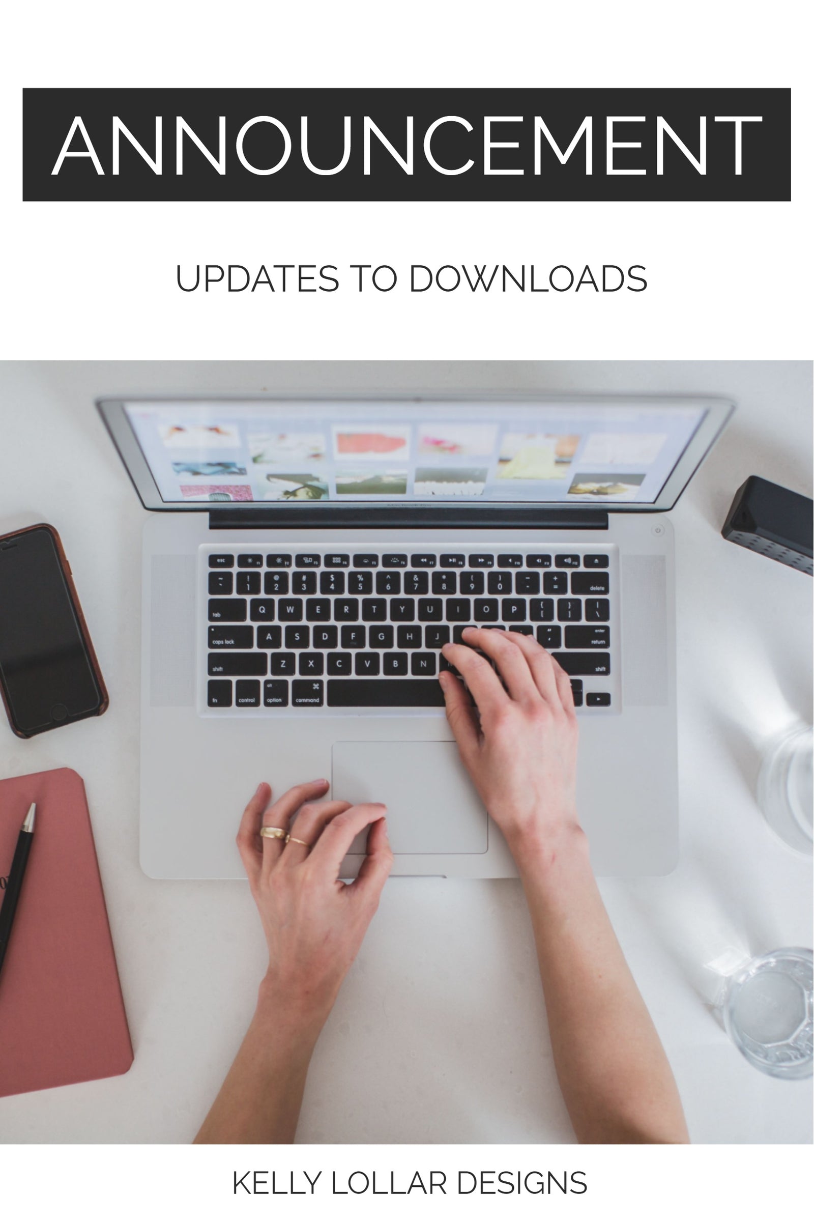 Announcement about Updates to the Download System at Kelly Lollar Designs