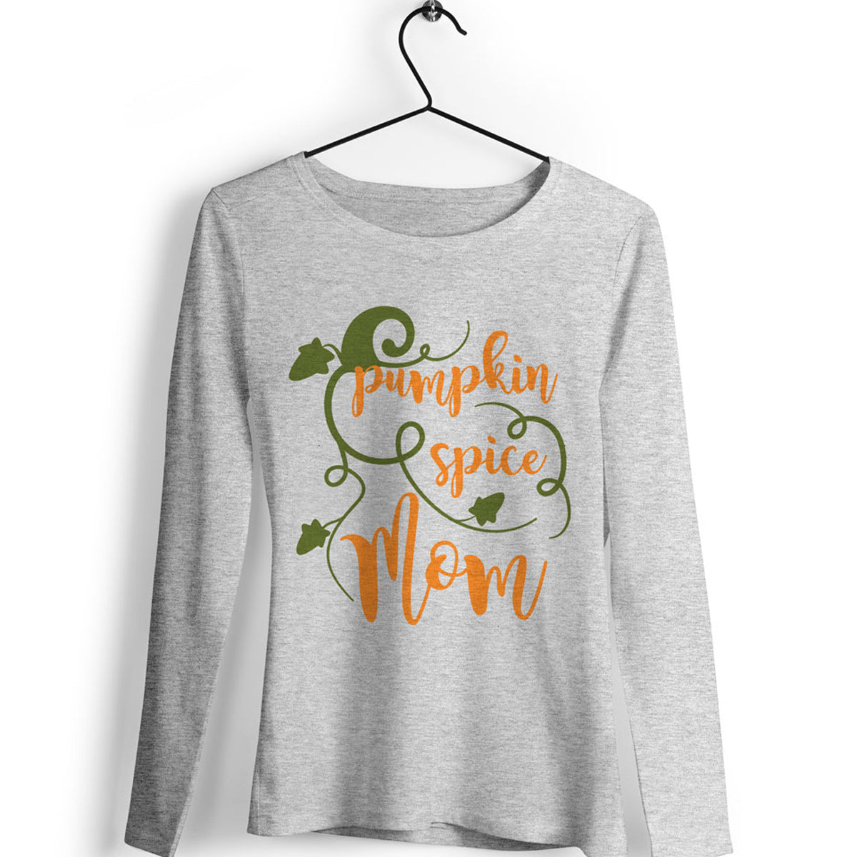 Freebie Friday SVG - Pumpkin Spice Mama and Mom svg set with bouncy script and curly pumpkin vine