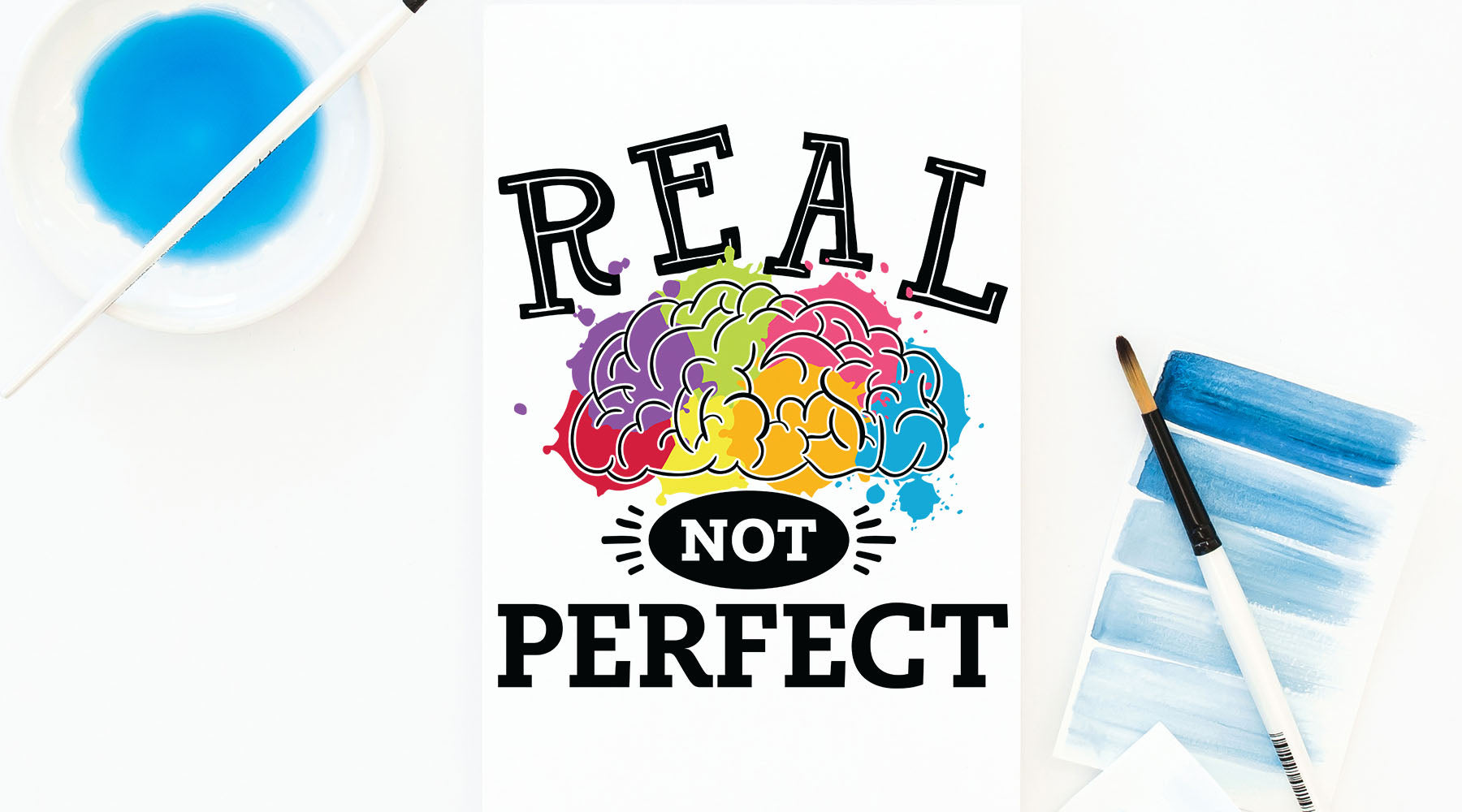Real Not Perfect Autism and Neurodiversity Awareness Design | SVG DXF EPS PNG Cut Files | Free for Commercial Use