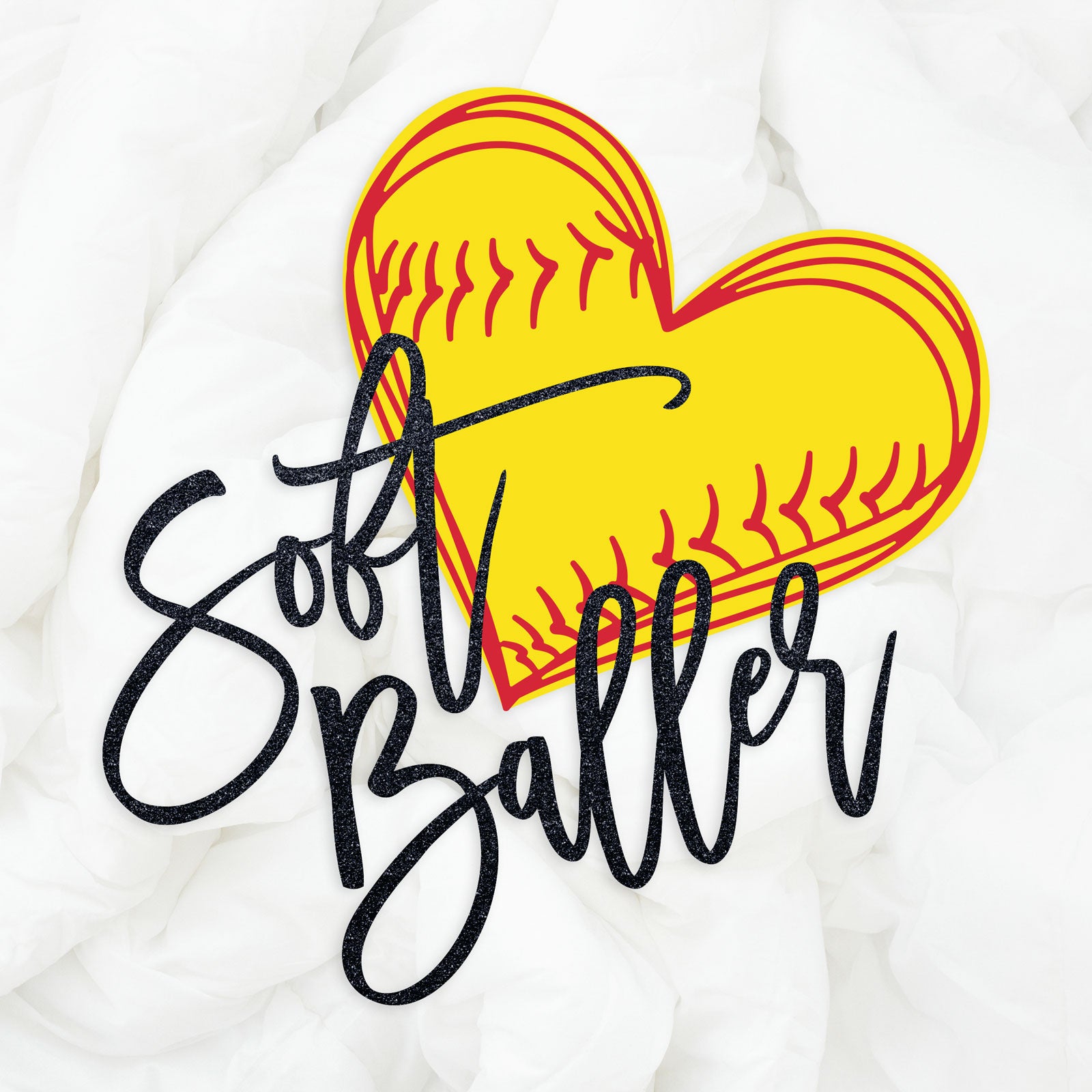 Soft Baller SVG DXF EPS PNG Softball Cut Files