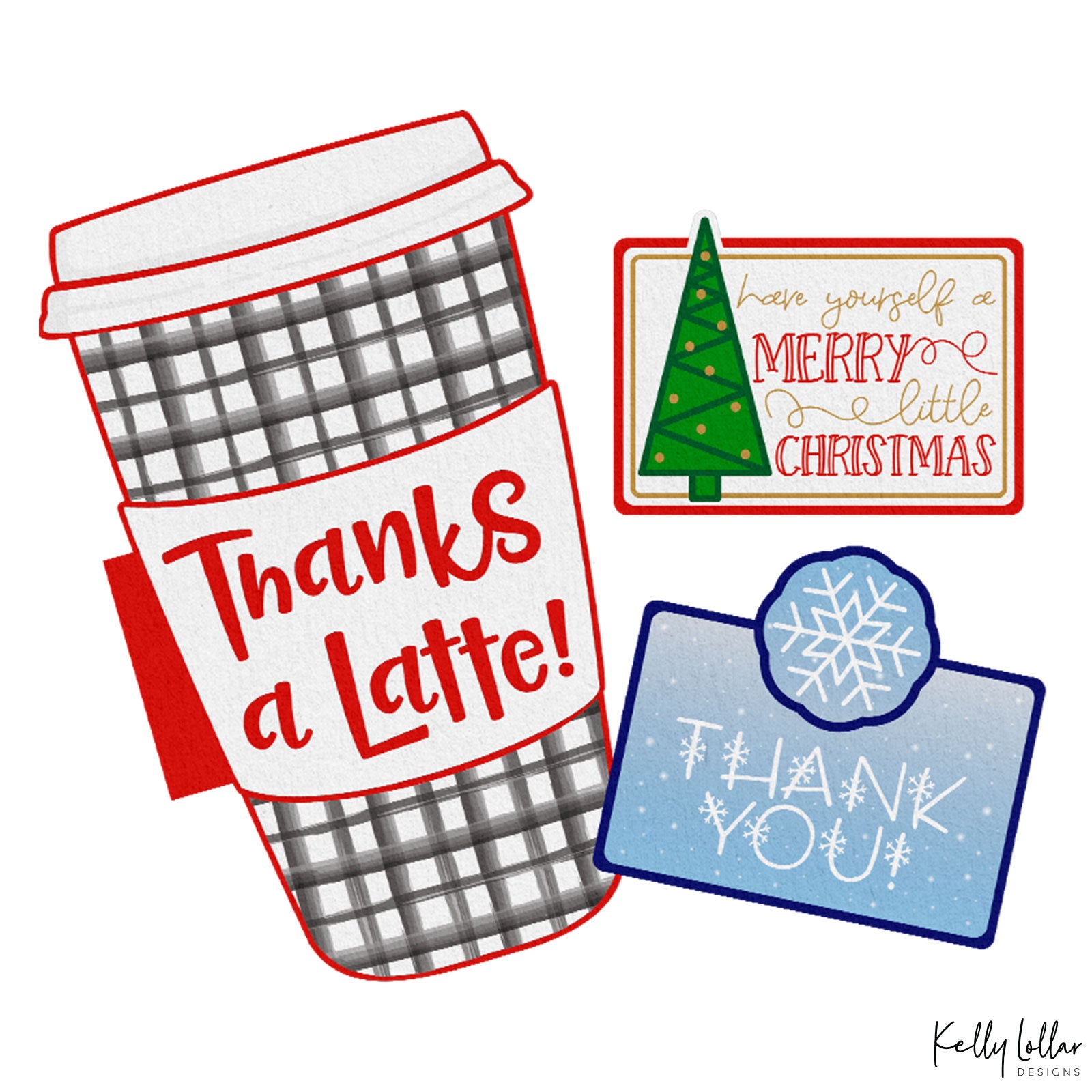 Freebie Friday | Christmas Holiday Gift Card Holders | SVG PNG PDF Print and Cut Files