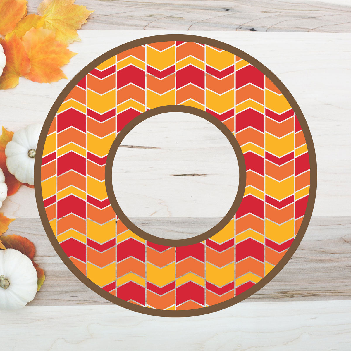 Freebie Friday | Fall Monogram Cut File with Arrow Background | SVG DXF PNG