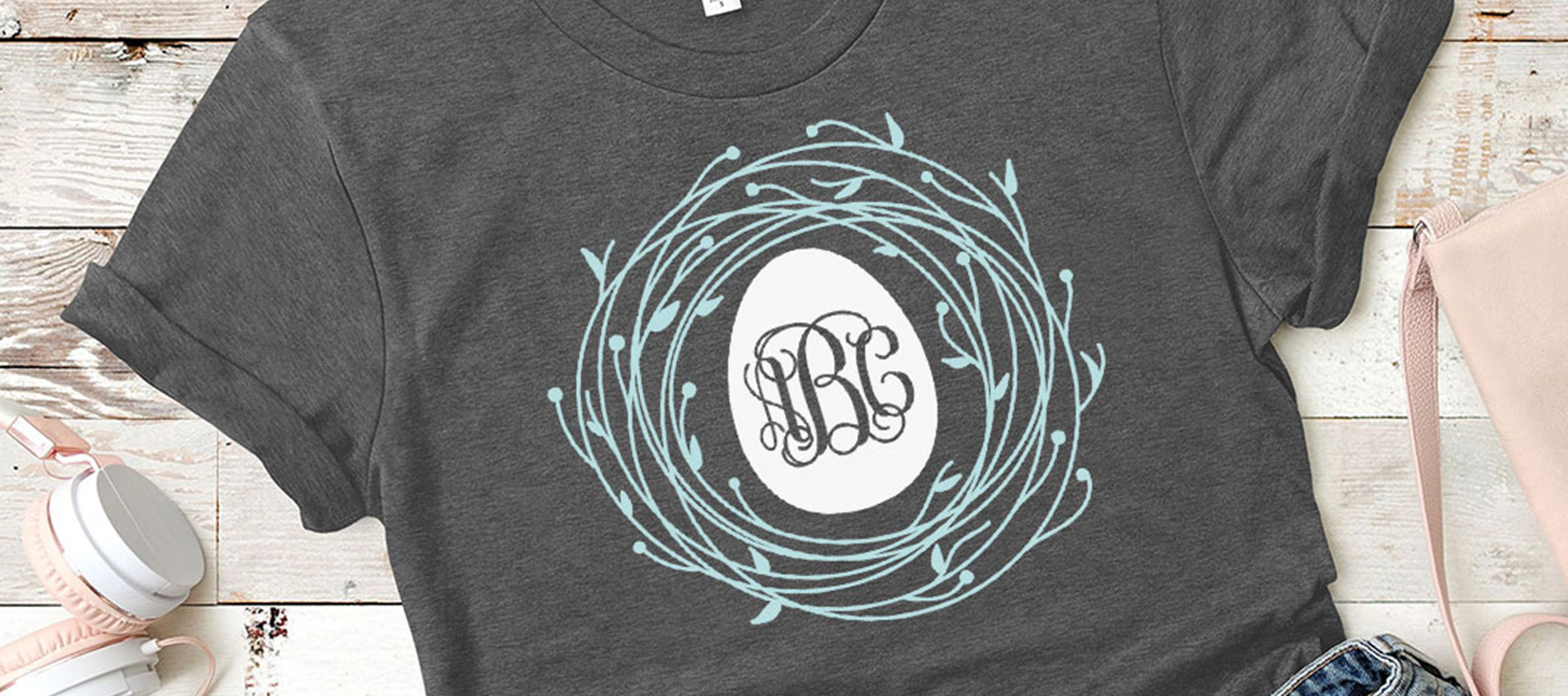 Monogram SVG DXF and PNG Cut Files