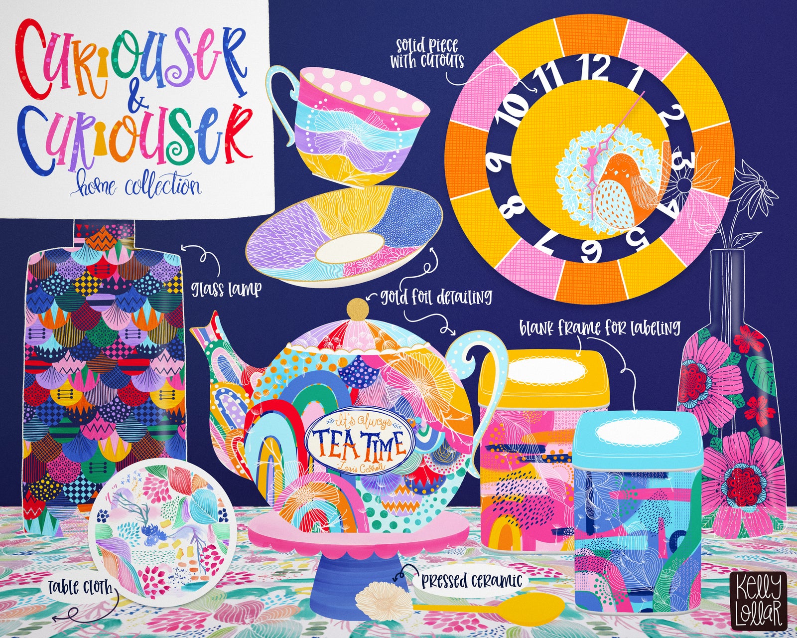 MATS Creating Collections for Home Decor Curiouser & Curiouser Collection by Kelly Lollar