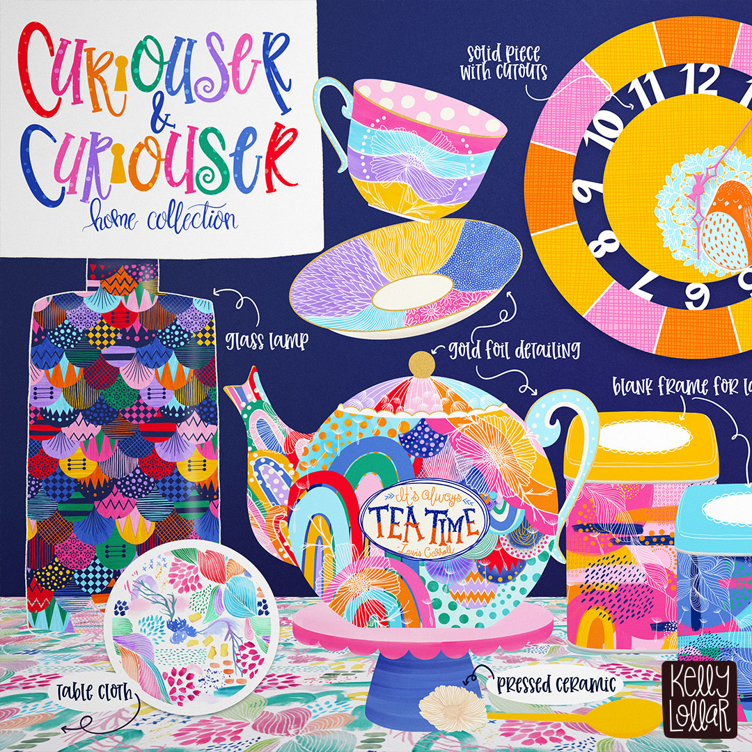 MATS Creating Collections for Home Decor Curiouser & Curiouser Collection by Kelly Lollar