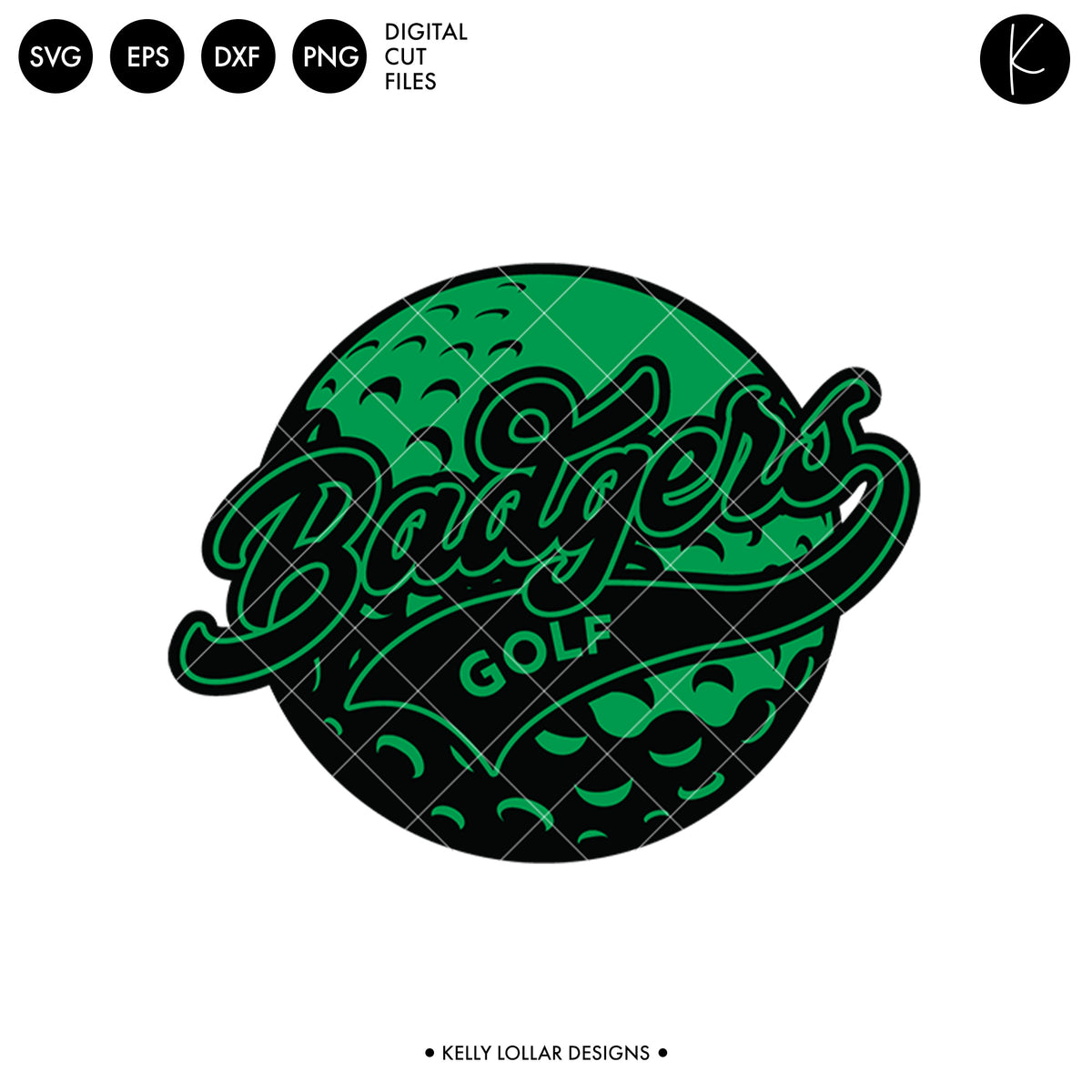 Badgers Golf Bundle | SVG DXF EPS PNG Cut Files