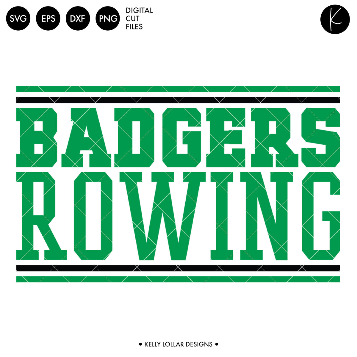 Badgers Rowing Crew Bundle | SVG DXF EPS PNG Cut Files