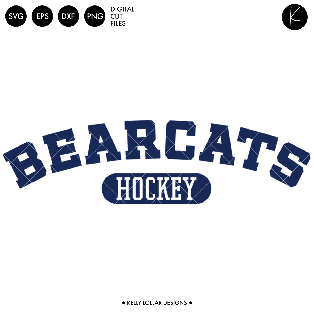 Bearcats Hockey Bundle | SVG DXF EPS PNG Cut Files