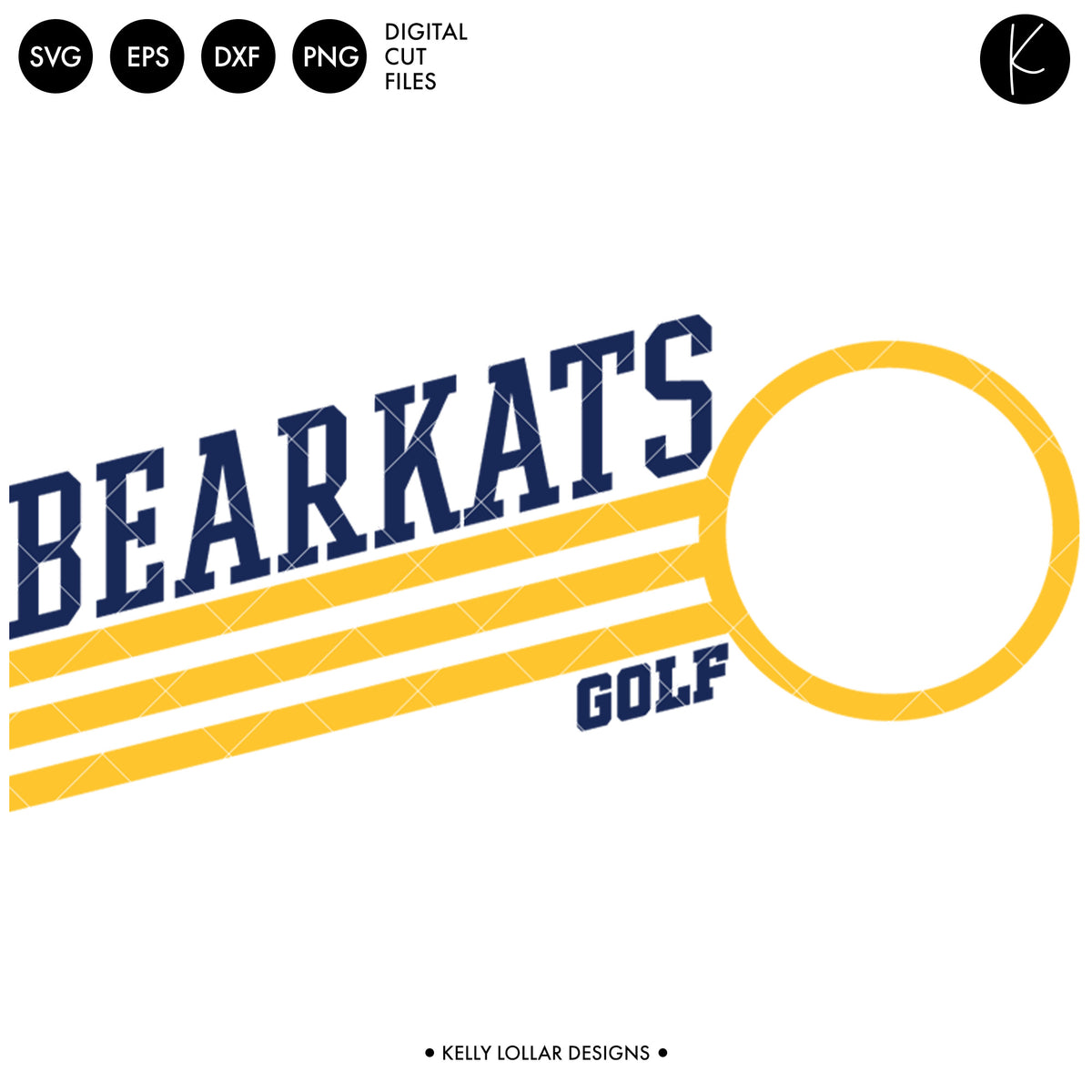 Bearkats Golf Bundle | SVG DXF EPS PNG Cut Files