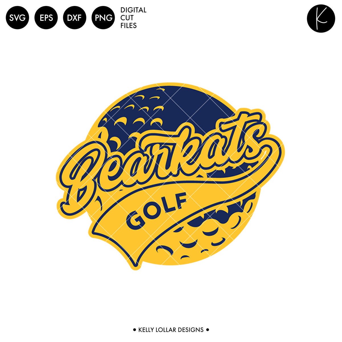 Bearkats Golf Bundle | SVG DXF EPS PNG Cut Files