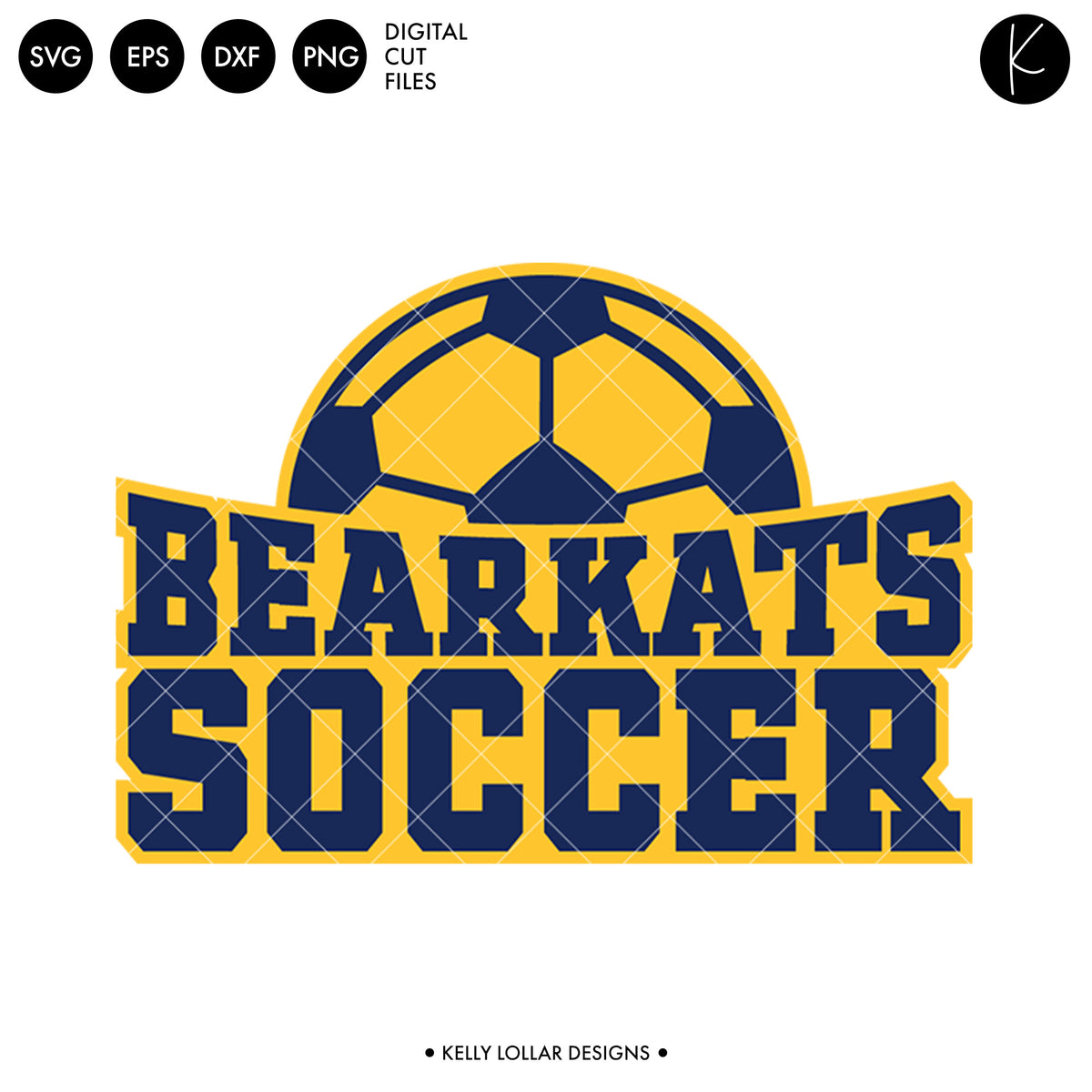 Bearkats Soccer and Football Bundle | SVG DXF EPS PNG Cut Files
