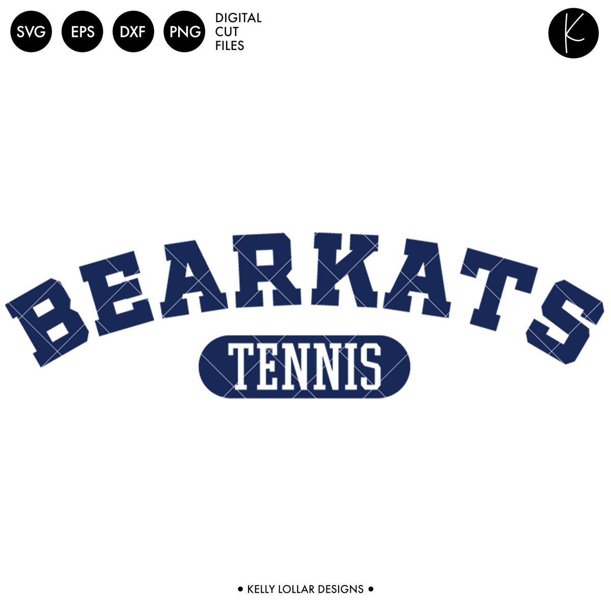 Bearkats Tennis Bundle | SVG DXF EPS PNG Cut Files