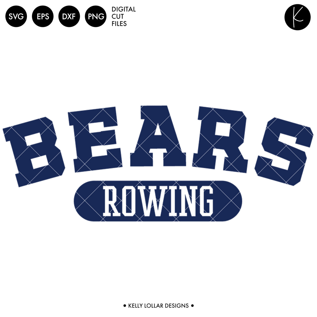 Bears Rowing Crew Bundle | SVG DXF EPS PNG Cut Files