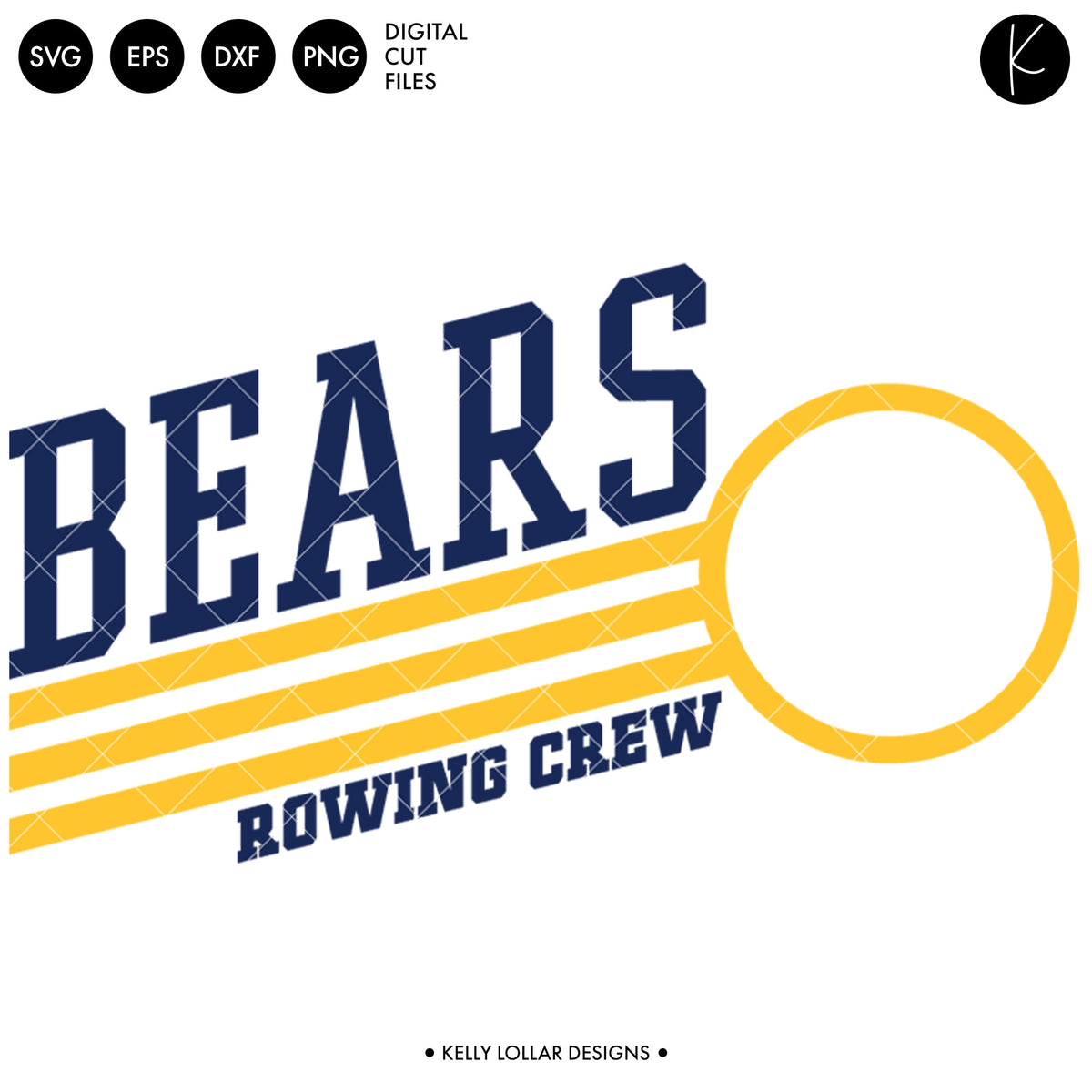 Bears Rowing Crew Bundle | SVG DXF EPS PNG Cut Files