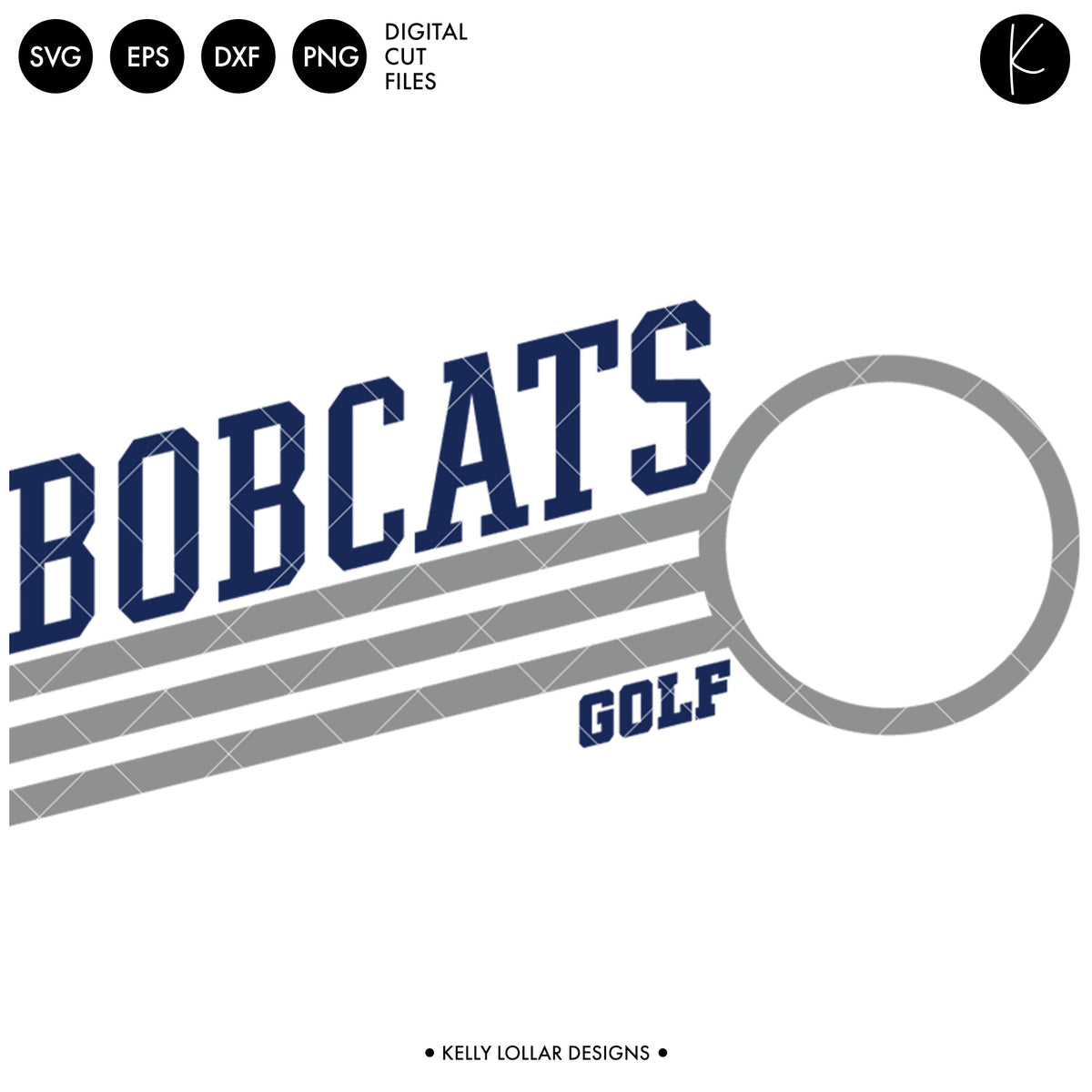 Bobcats Golf Bundle | SVG DXF EPS PNG Cut Files
