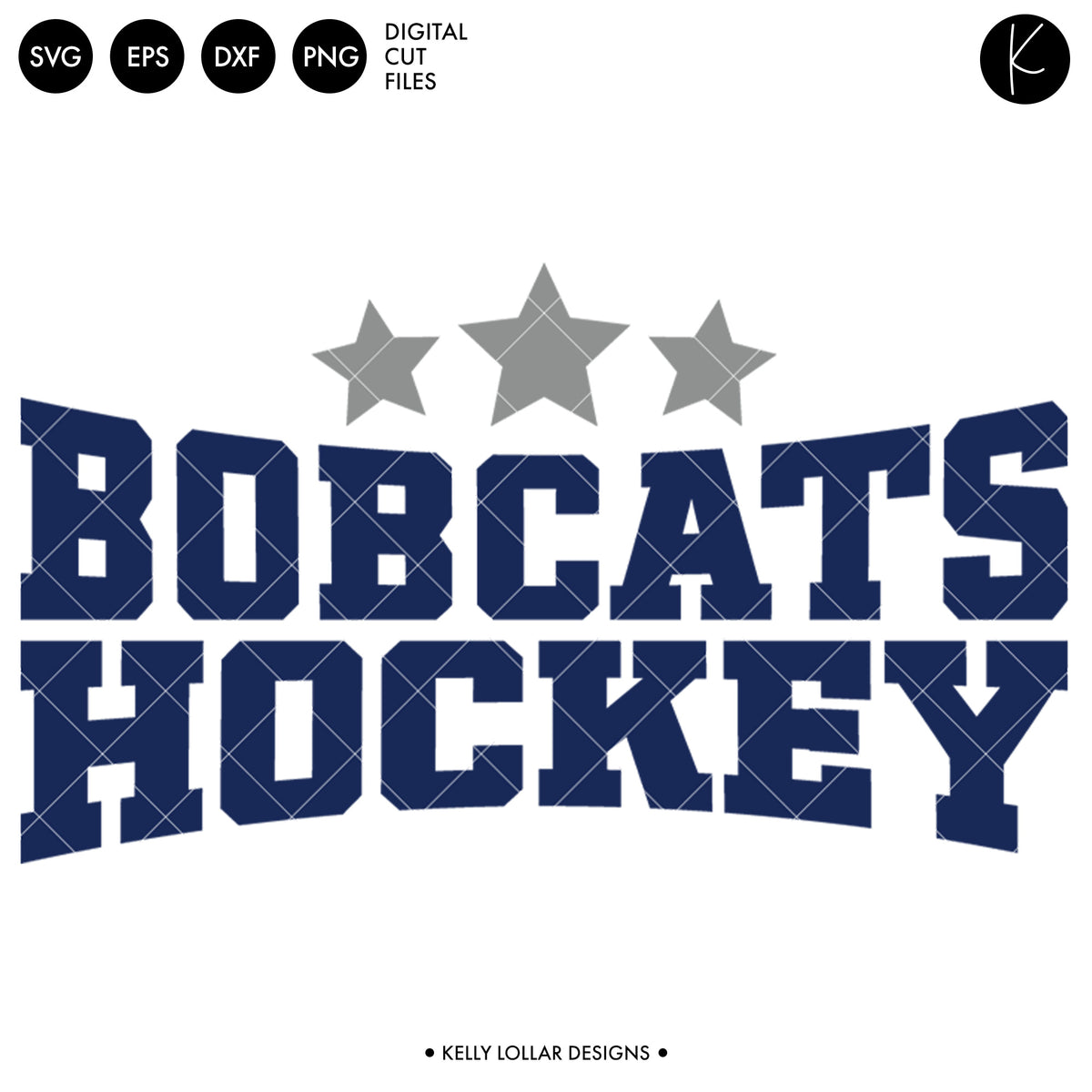 Bobcats Hockey Bundle | SVG DXF EPS PNG Cut Files
