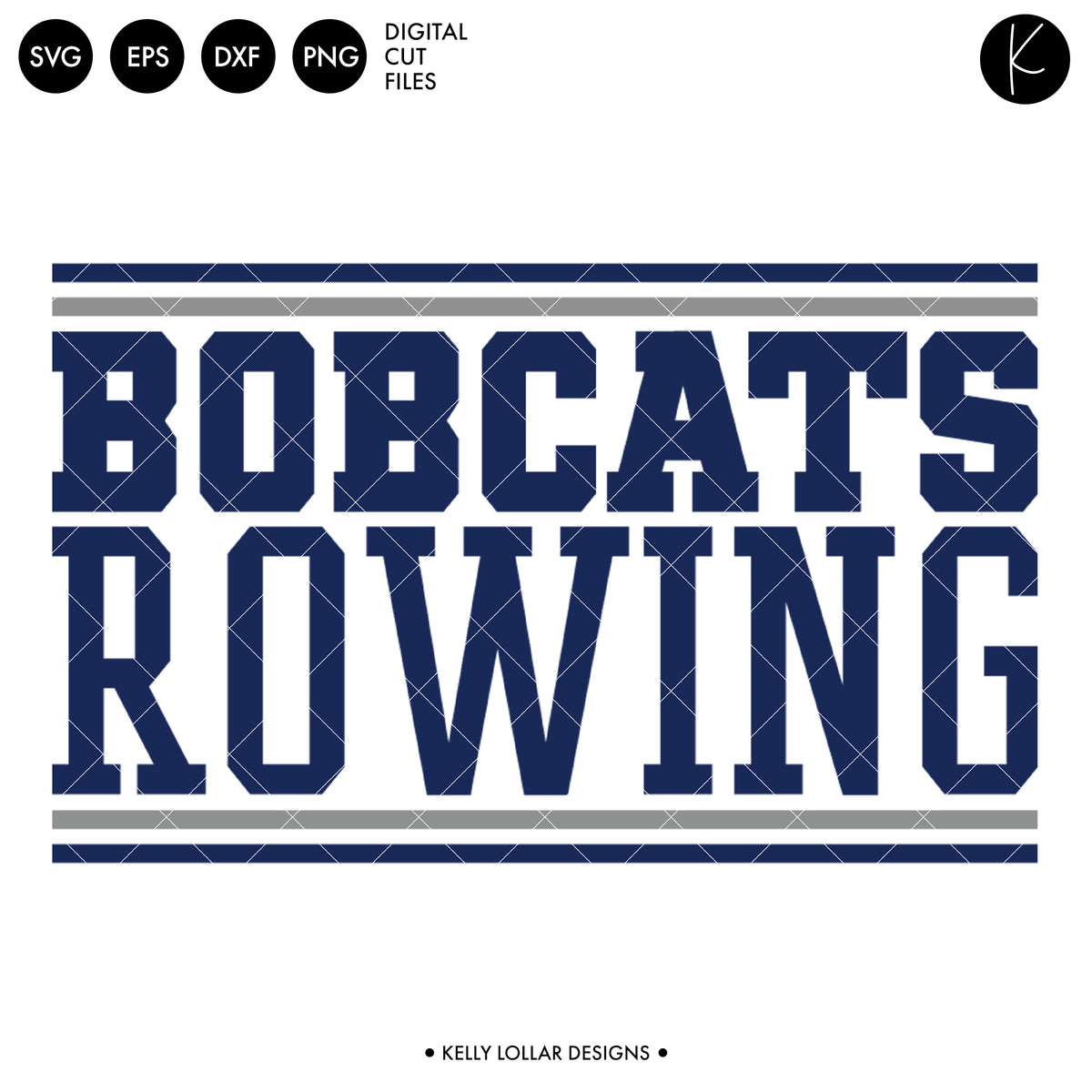 Bobcats Rowing Crew Bundle | SVG DXF EPS PNG Cut Files