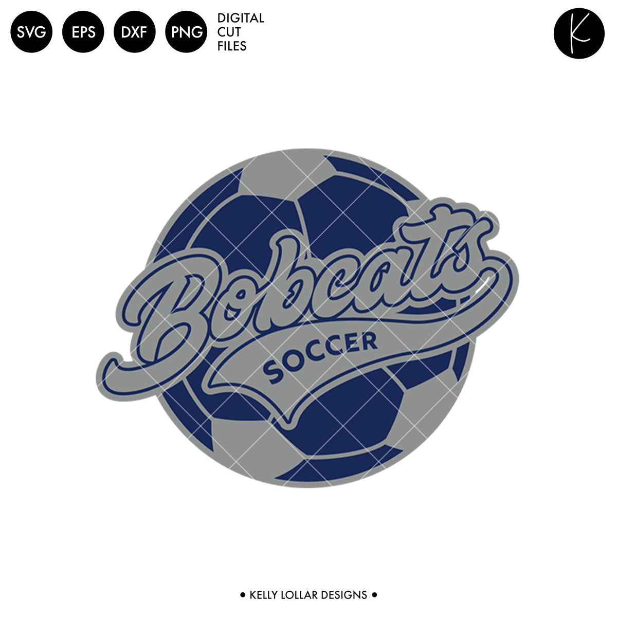 Bobcats Soccer and Football Bundle | SVG DXF EPS PNG Cut Files
