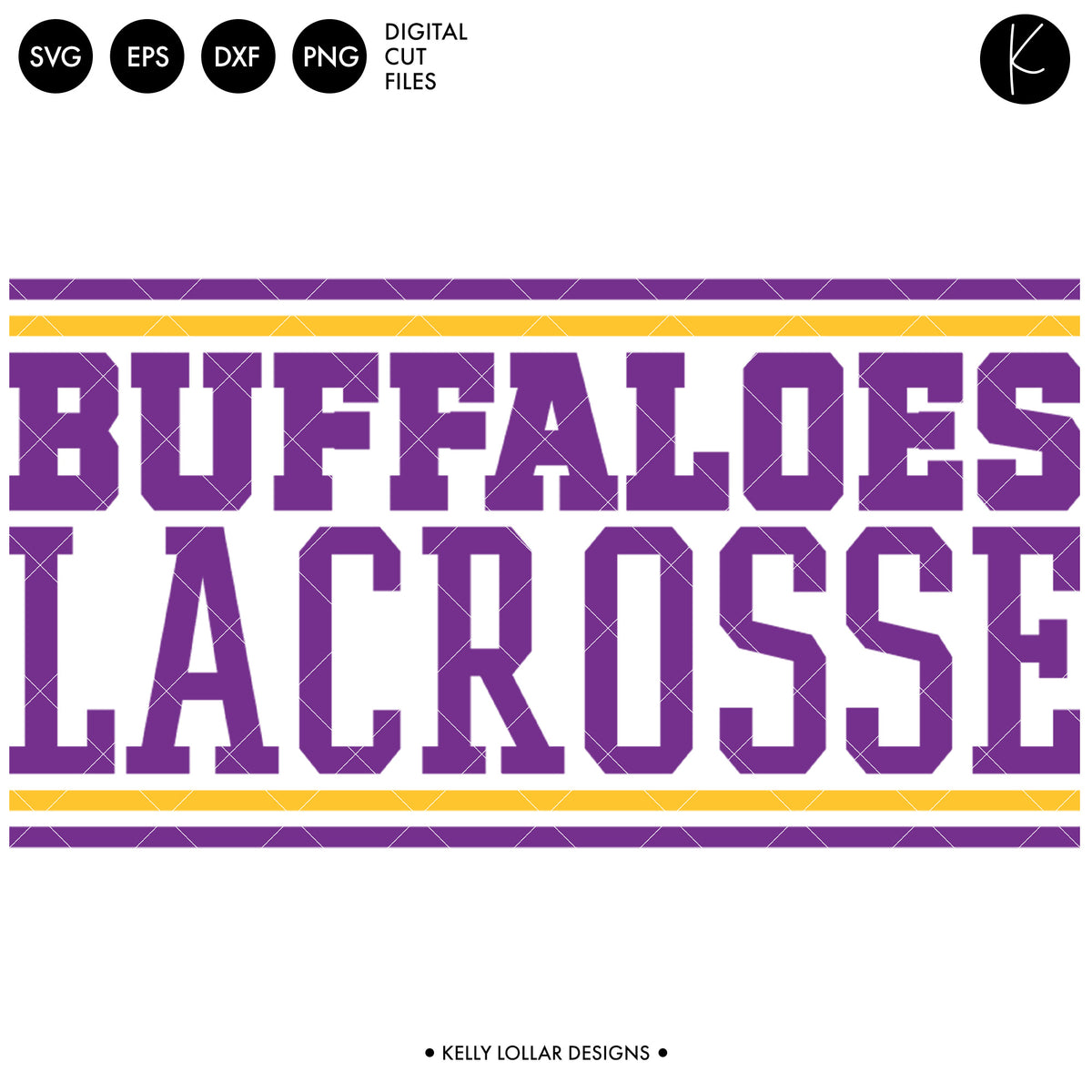 Buffaloes Lacrosse Bundle | SVG DXF EPS PNG Cut Files