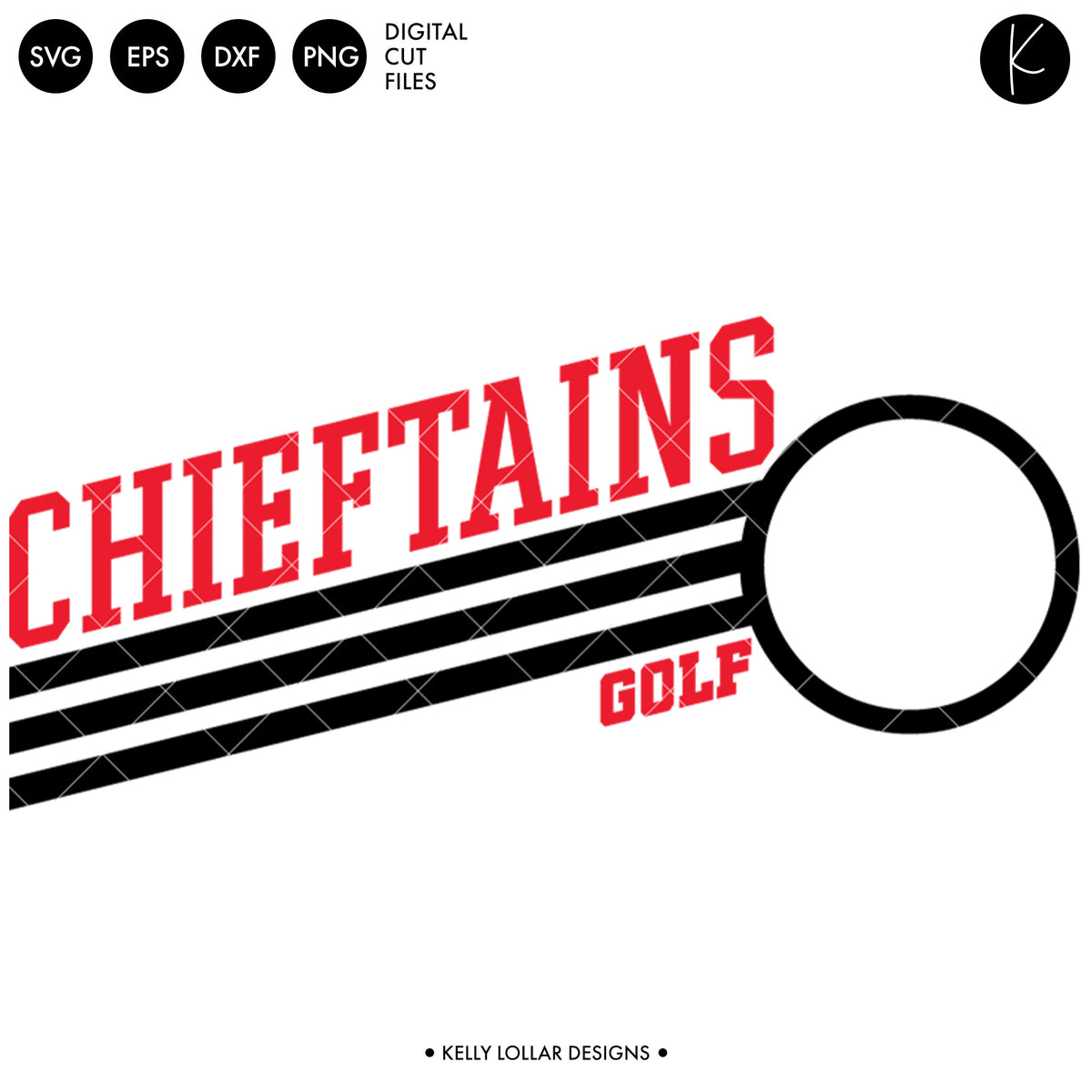 Chieftains Golf Bundle | SVG DXF EPS PNG Cut Files