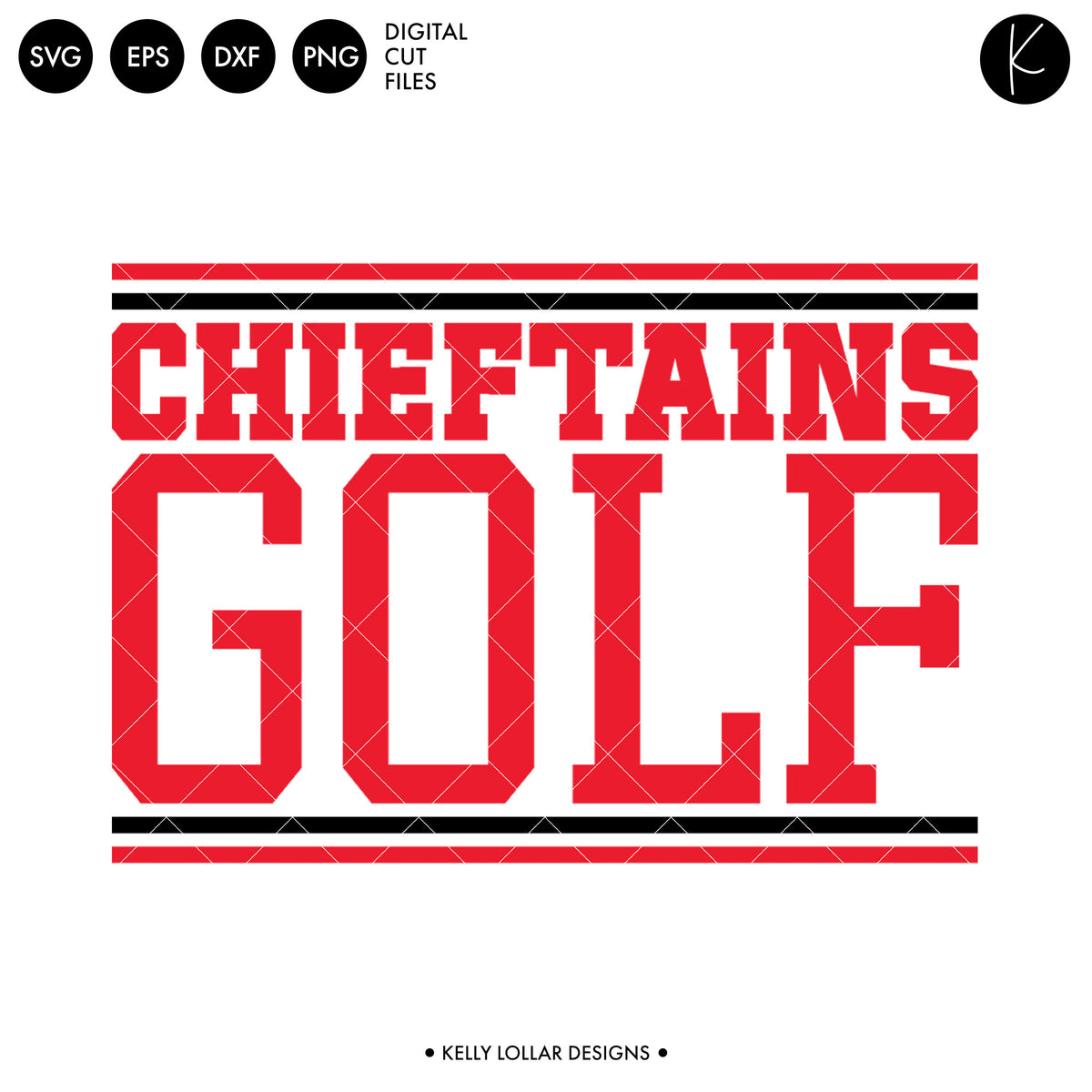 Chieftains Golf Bundle | SVG DXF EPS PNG Cut Files