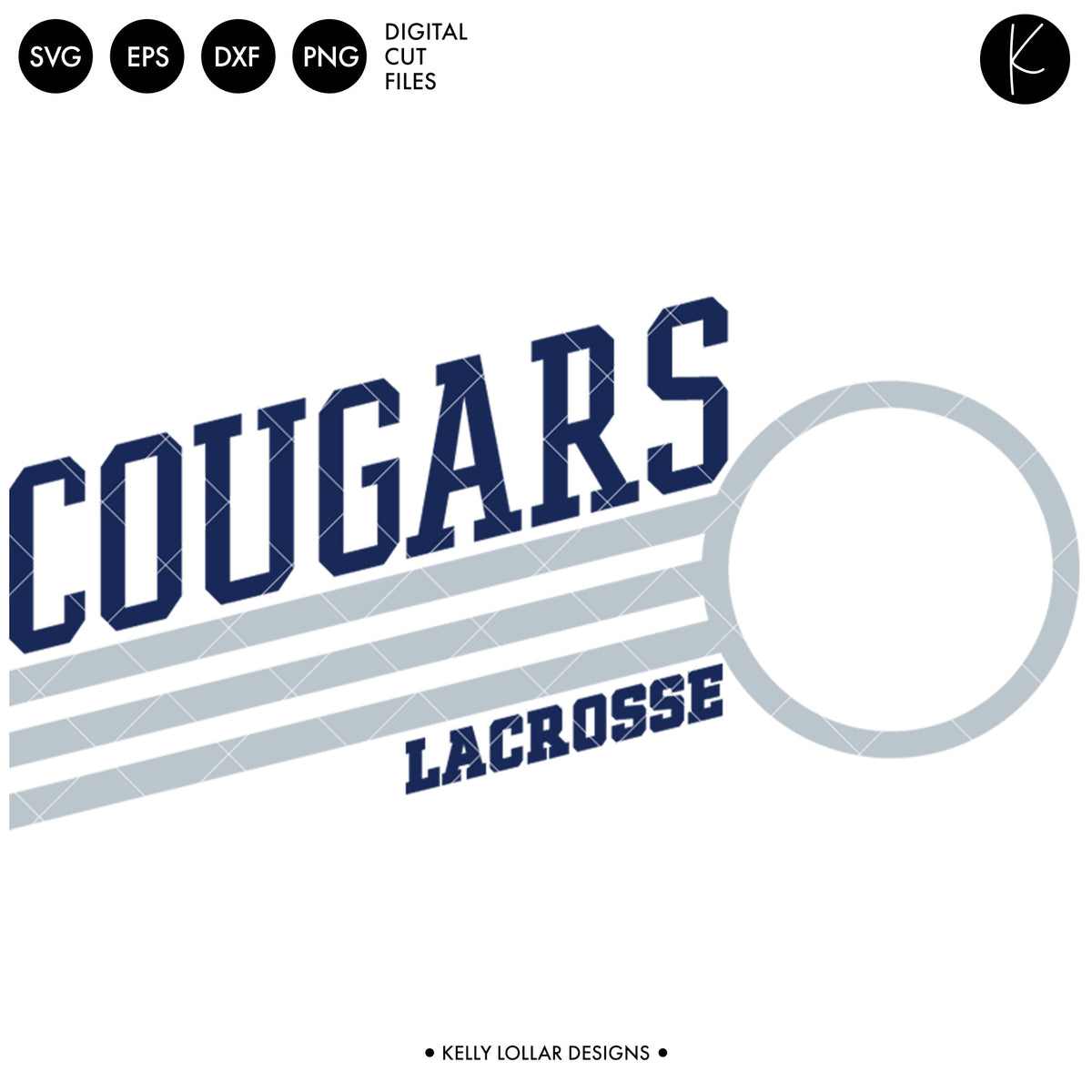 Cougars Lacrosse Bundle | SVG DXF EPS PNG Cut Files