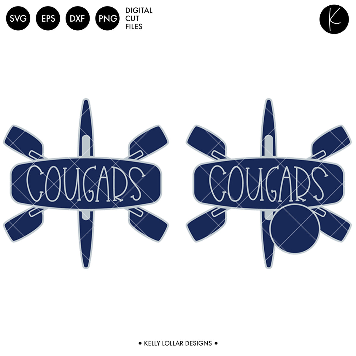 Cougars Rowing Crew Bundle | SVG DXF EPS PNG Cut Files