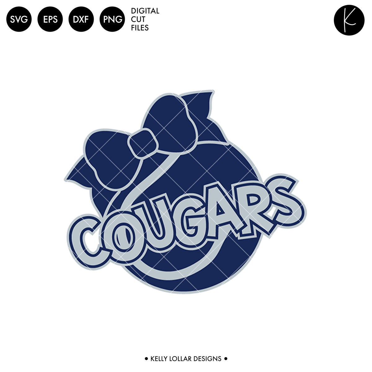 Cougars Tennis Bundle | SVG DXF EPS PNG Cut Files
