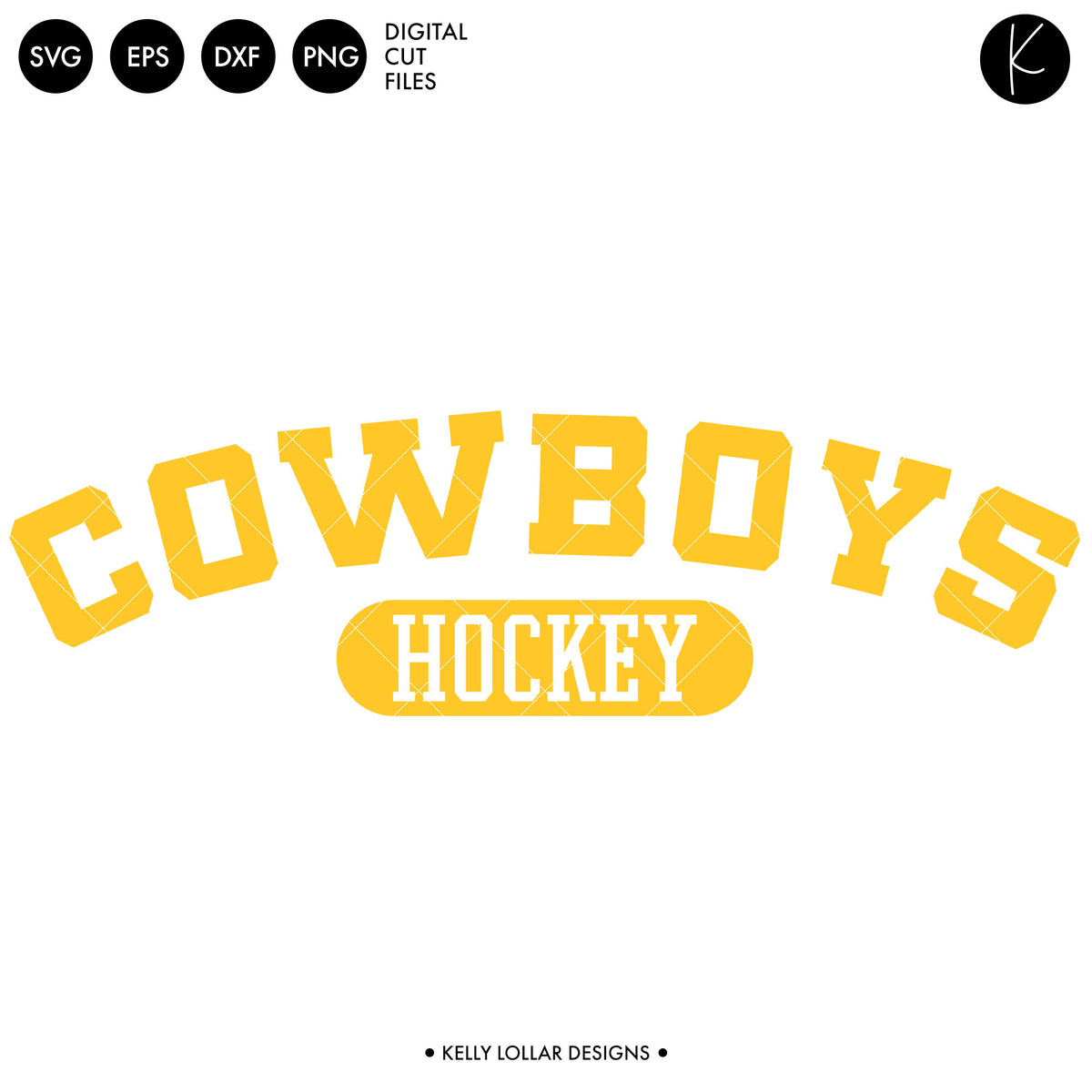 Cowboys Hockey Bundle | SVG DXF EPS PNG Cut Files