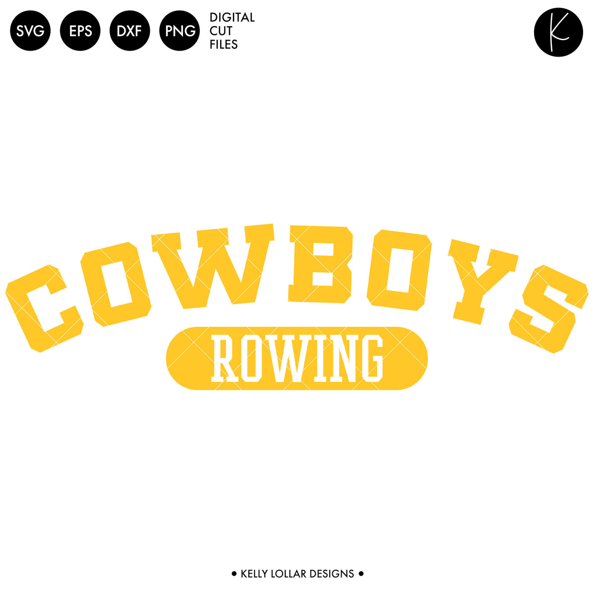 Cowboys Rowing Crew Bundle | SVG DXF EPS PNG Cut Files