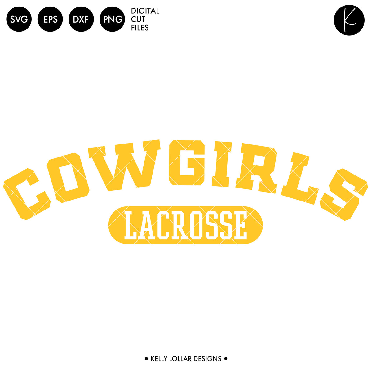 Cowboys &amp; Cowgirls Lacrosse Bundle | SVG DXF EPS PNG Cut Files