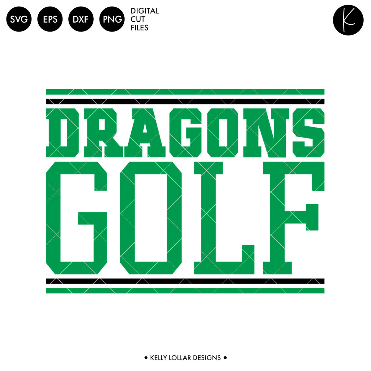 Dragons Golf Bundle | SVG DXF EPS PNG Cut Files