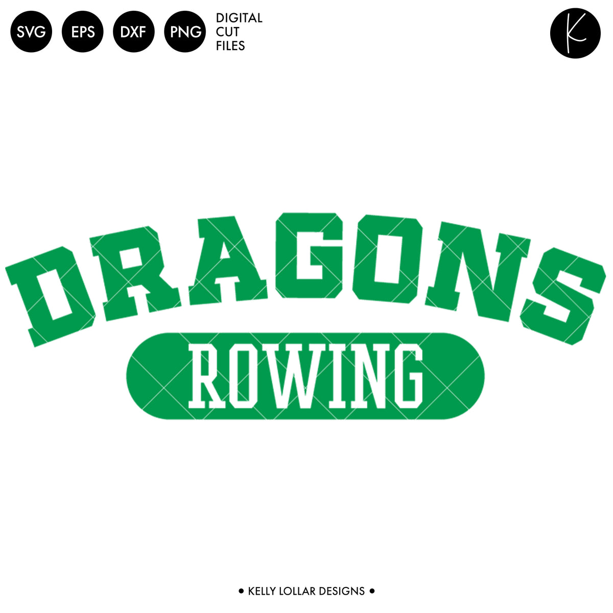 Dragons Rowing Crew Bundle | SVG DXF EPS PNG Cut Files