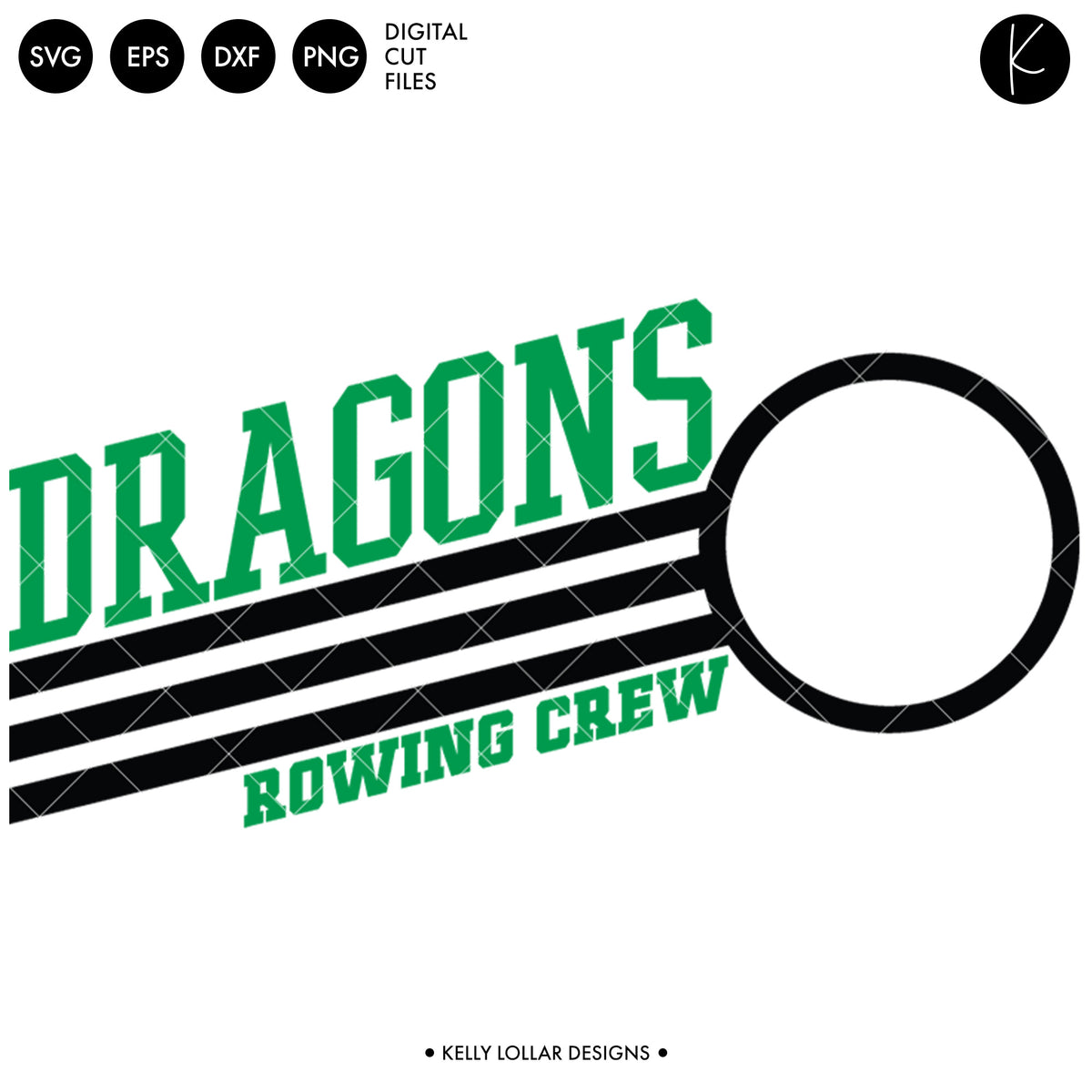 Dragons Rowing Crew Bundle | SVG DXF EPS PNG Cut Files