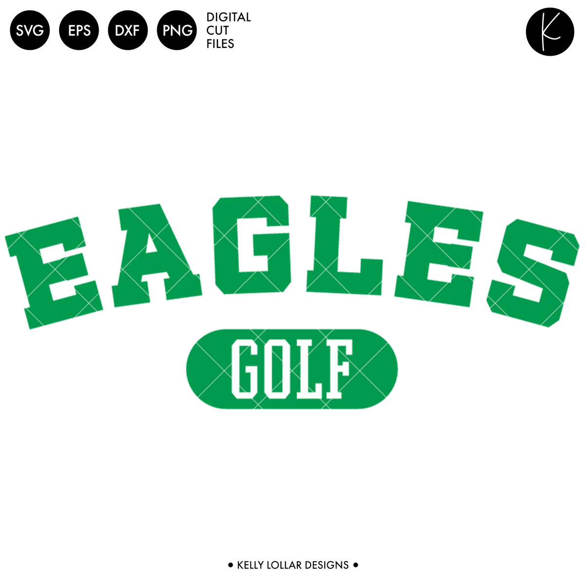 Eagles Golf Bundle | SVG DXF EPS PNG Cut Files