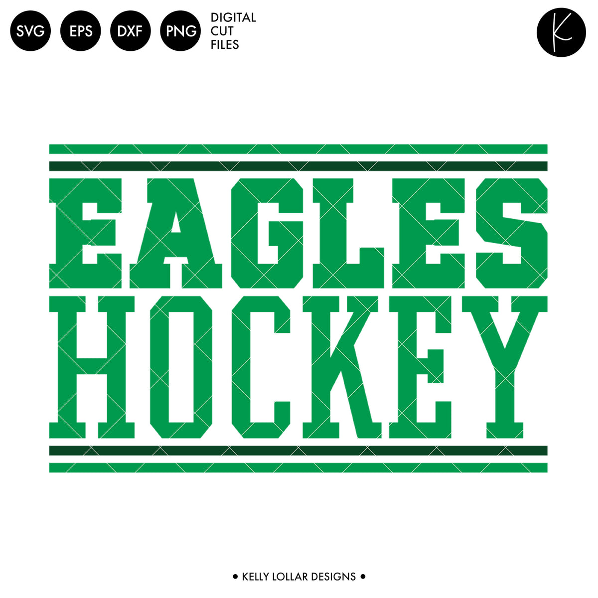 Eagles Hockey Bundle | SVG DXF EPS PNG Cut Files