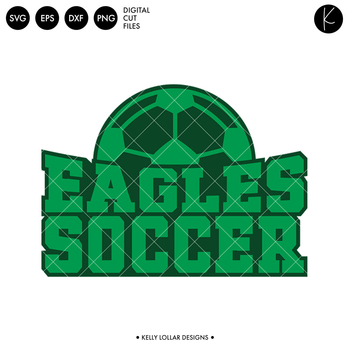 Eagles Soccer and Football Bundle | SVG DXF EPS PNG Cut Files
