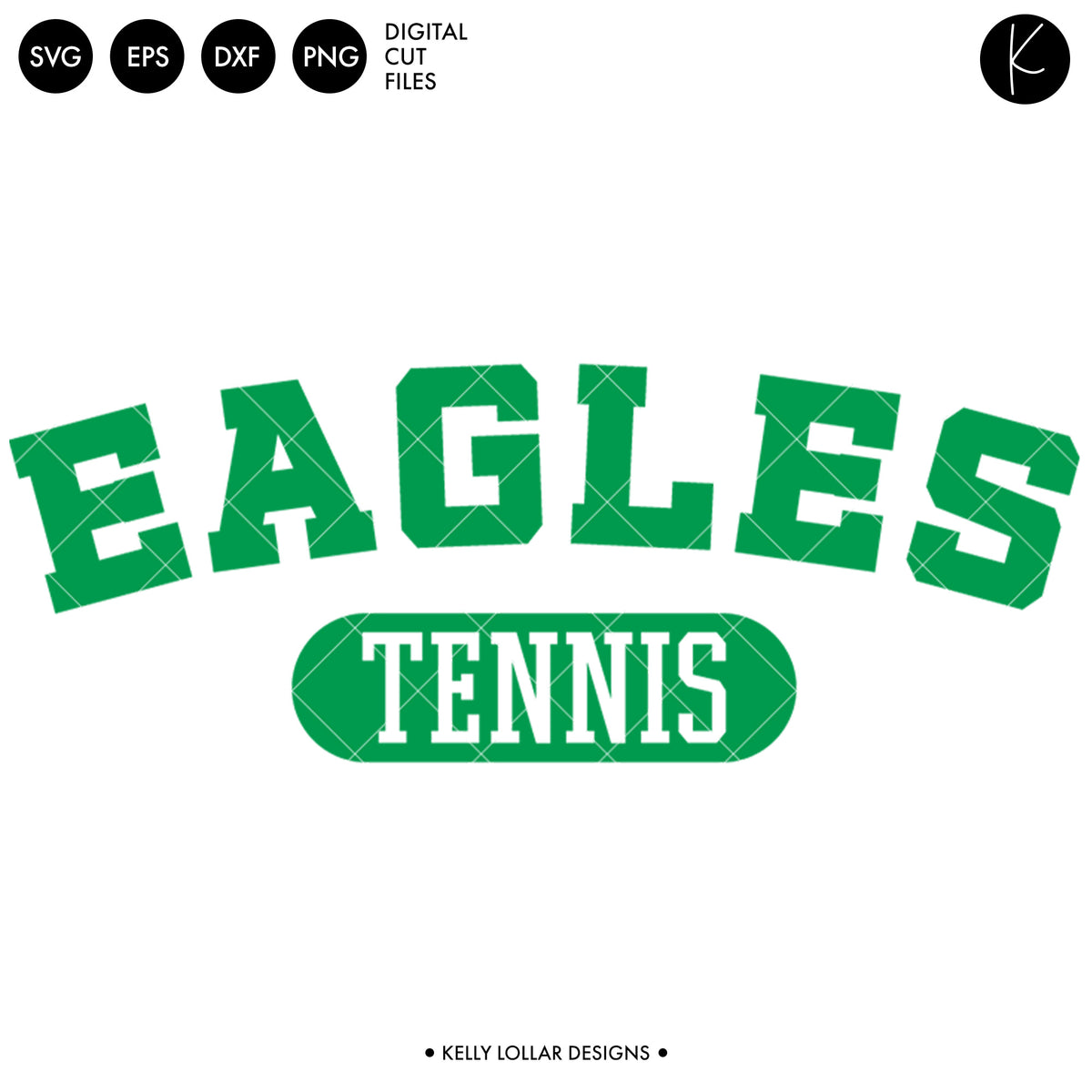Eagles Tennis Bundle | SVG DXF EPS PNG Cut Files
