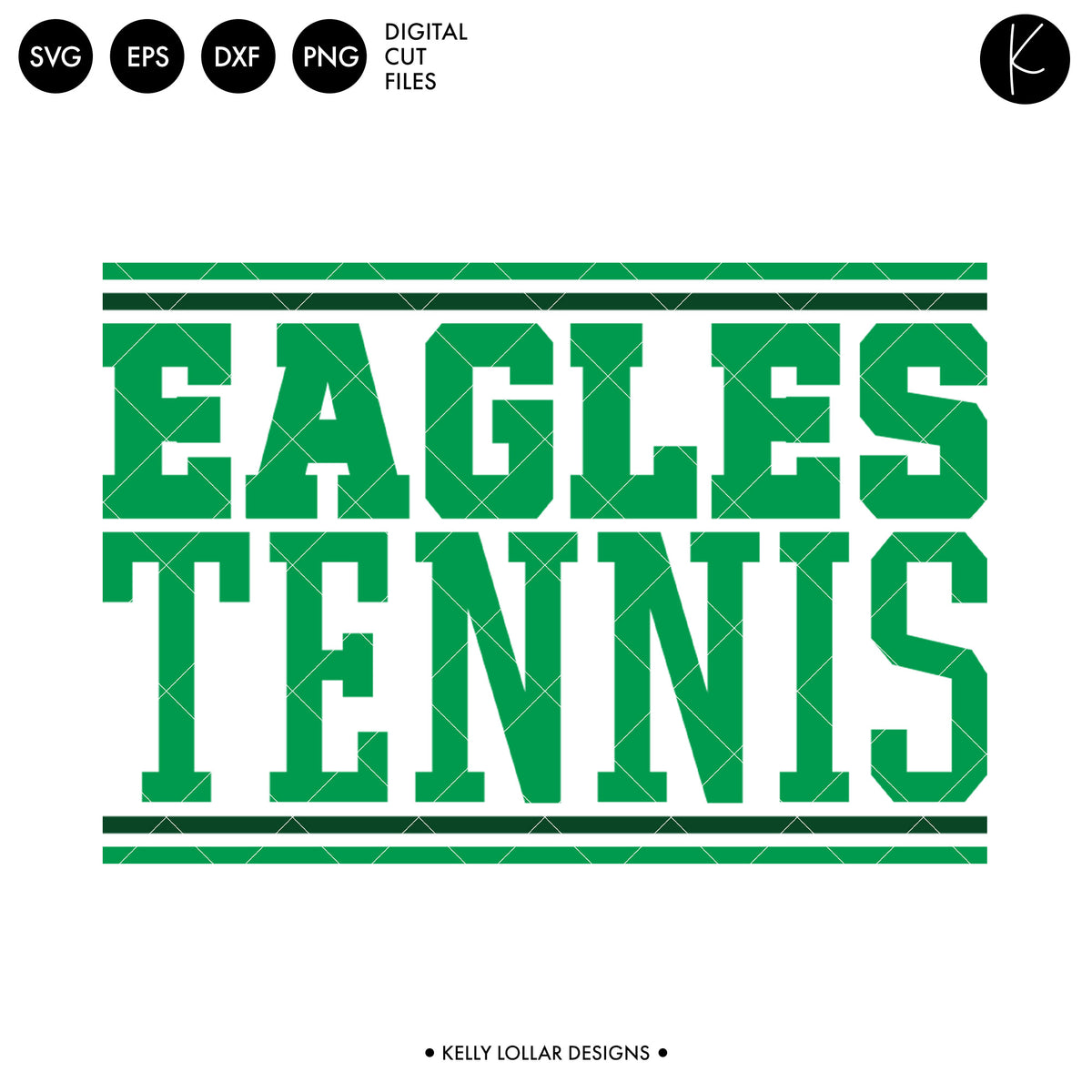 Eagles Tennis Bundle | SVG DXF EPS PNG Cut Files