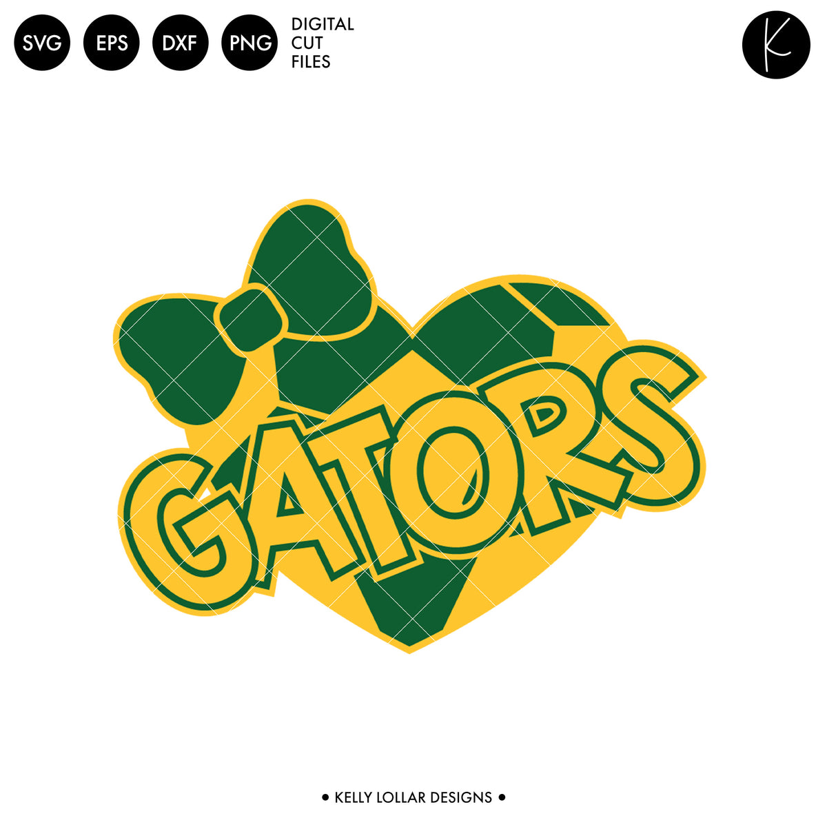 Gators Soccer and Football Bundle | SVG DXF EPS PNG Cut Files