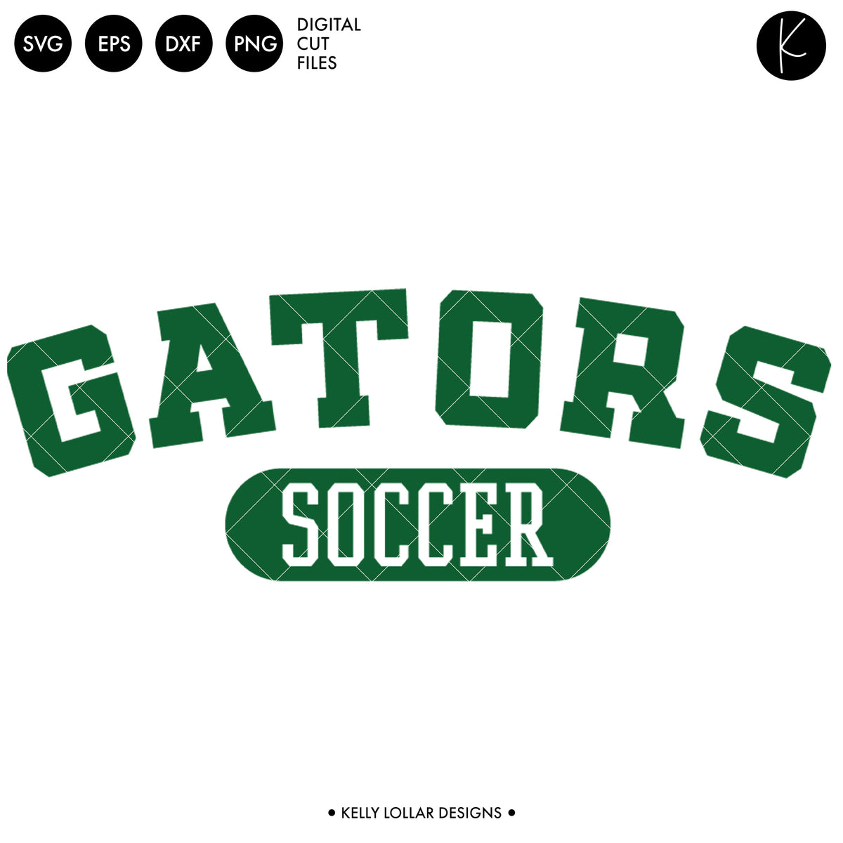 Gators Soccer and Football Bundle | SVG DXF EPS PNG Cut Files