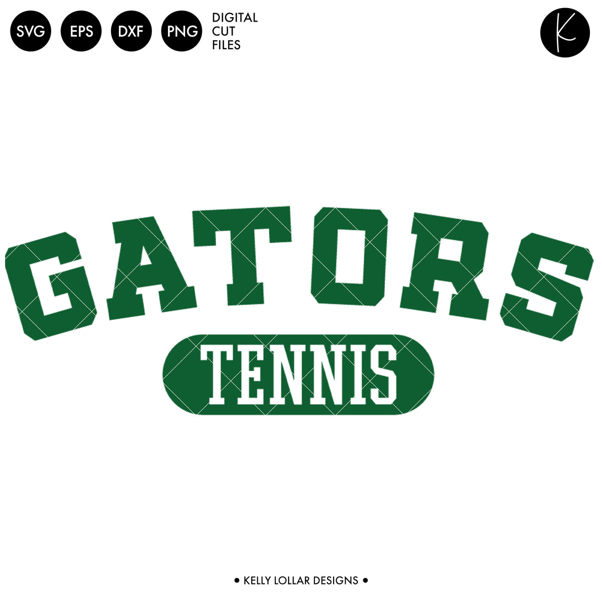 Gators Tennis Bundle | SVG DXF EPS PNG Cut Files
