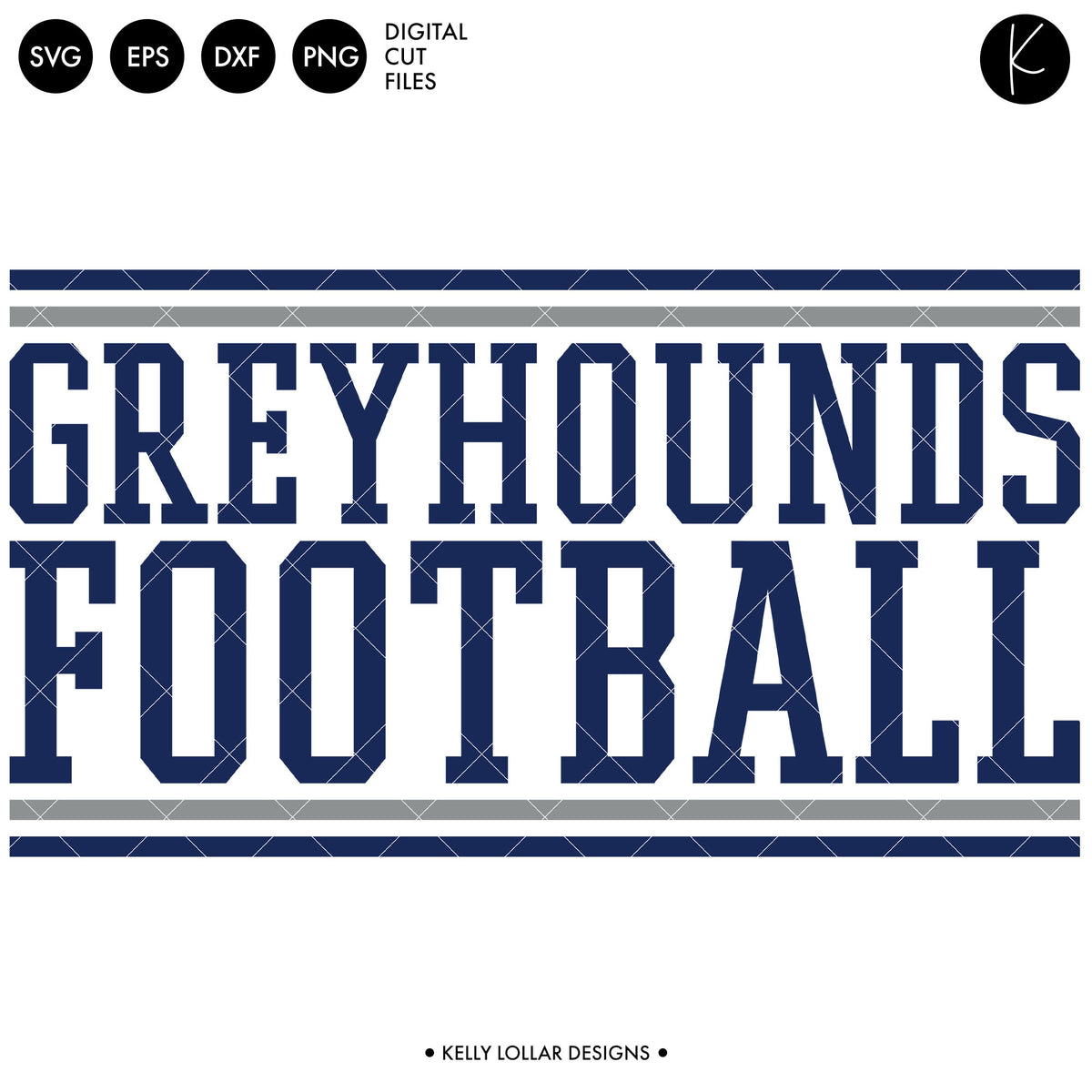 Greyhounds Soccer and Football Bundle | SVG DXF EPS PNG Cut Files