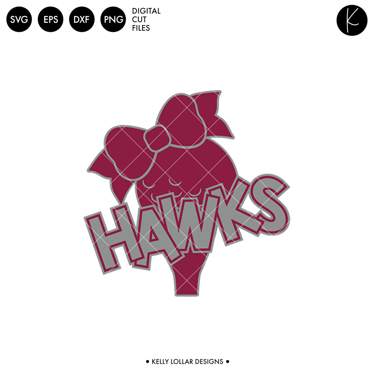 Hawks Golf Bundle | SVG DXF EPS PNG Cut Files